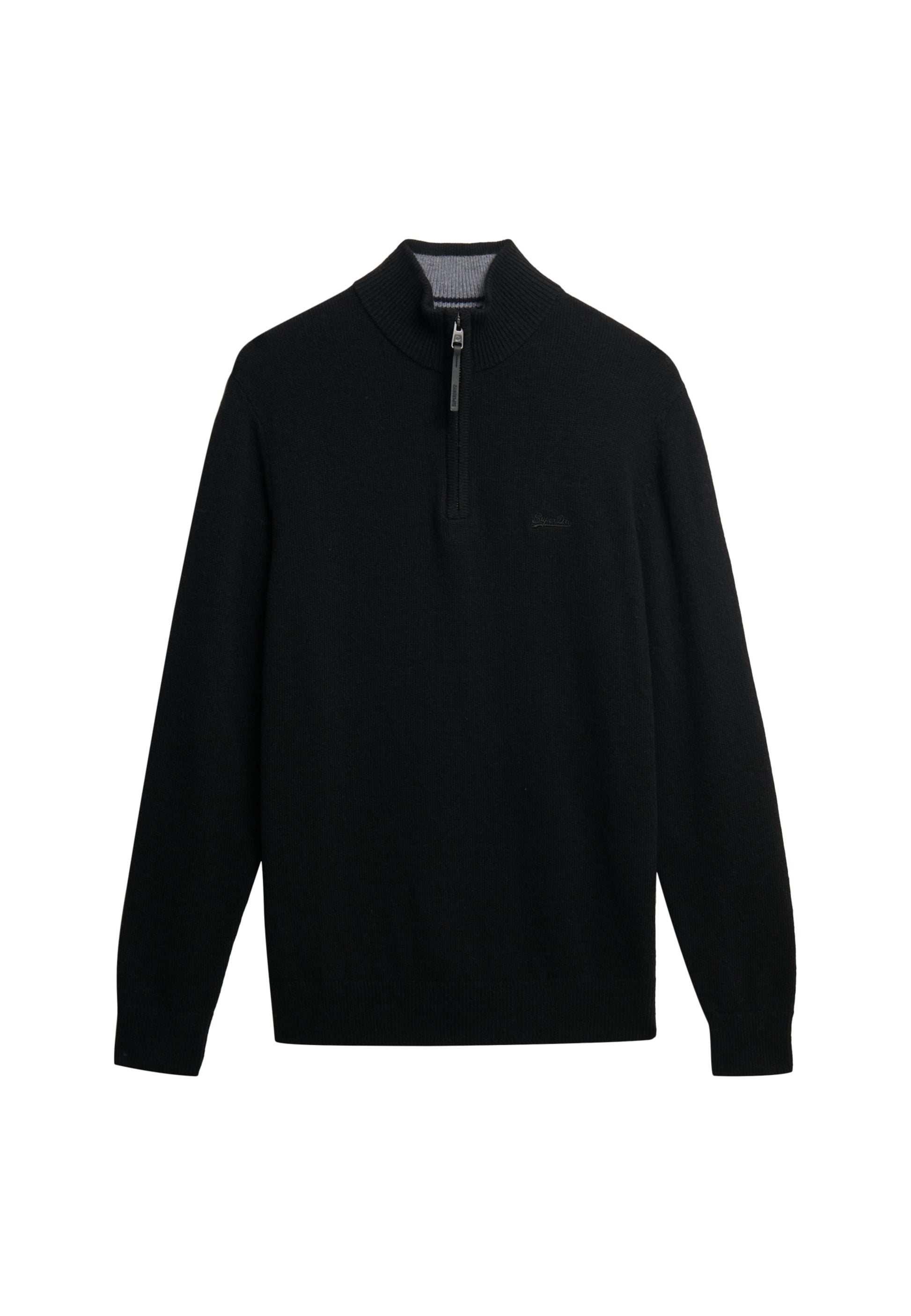 Wool Blend Half Zip Jumper (6)