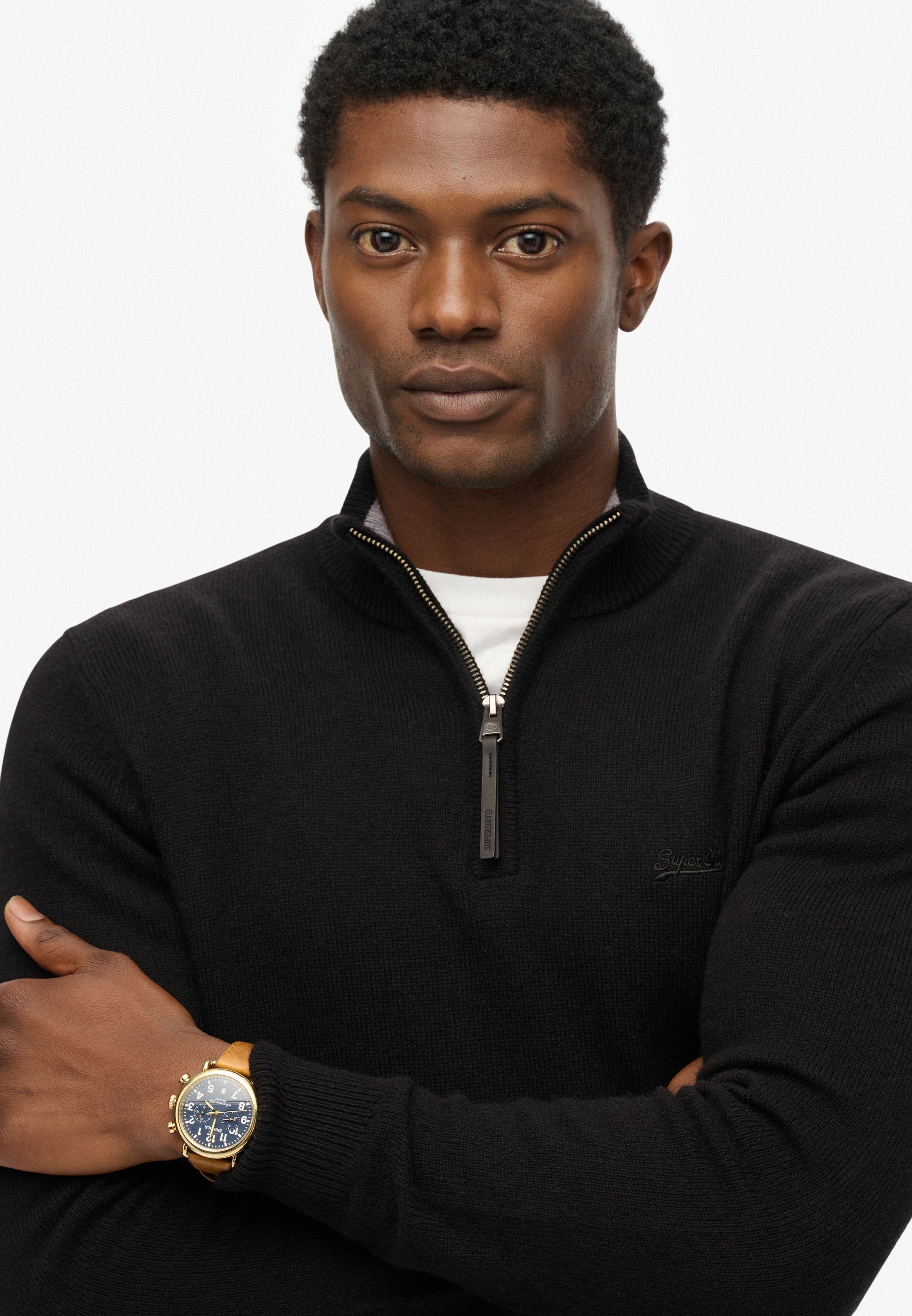 Wool Blend Half Zip Jumper (3)