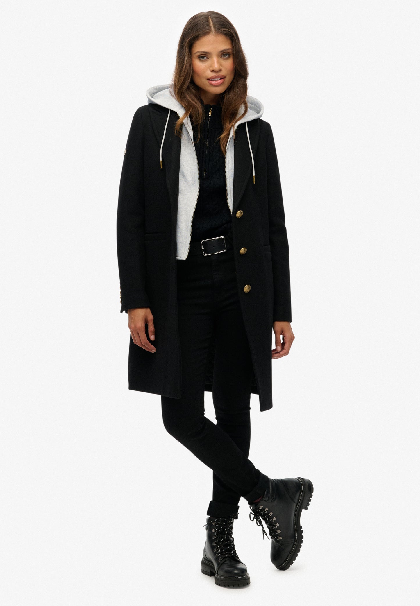 2 In 1 Wool Blend Coat