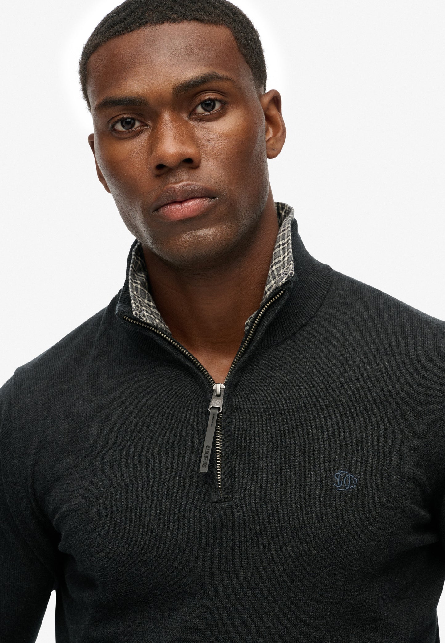 Essentials Cotton Half Zip Jumper (3)