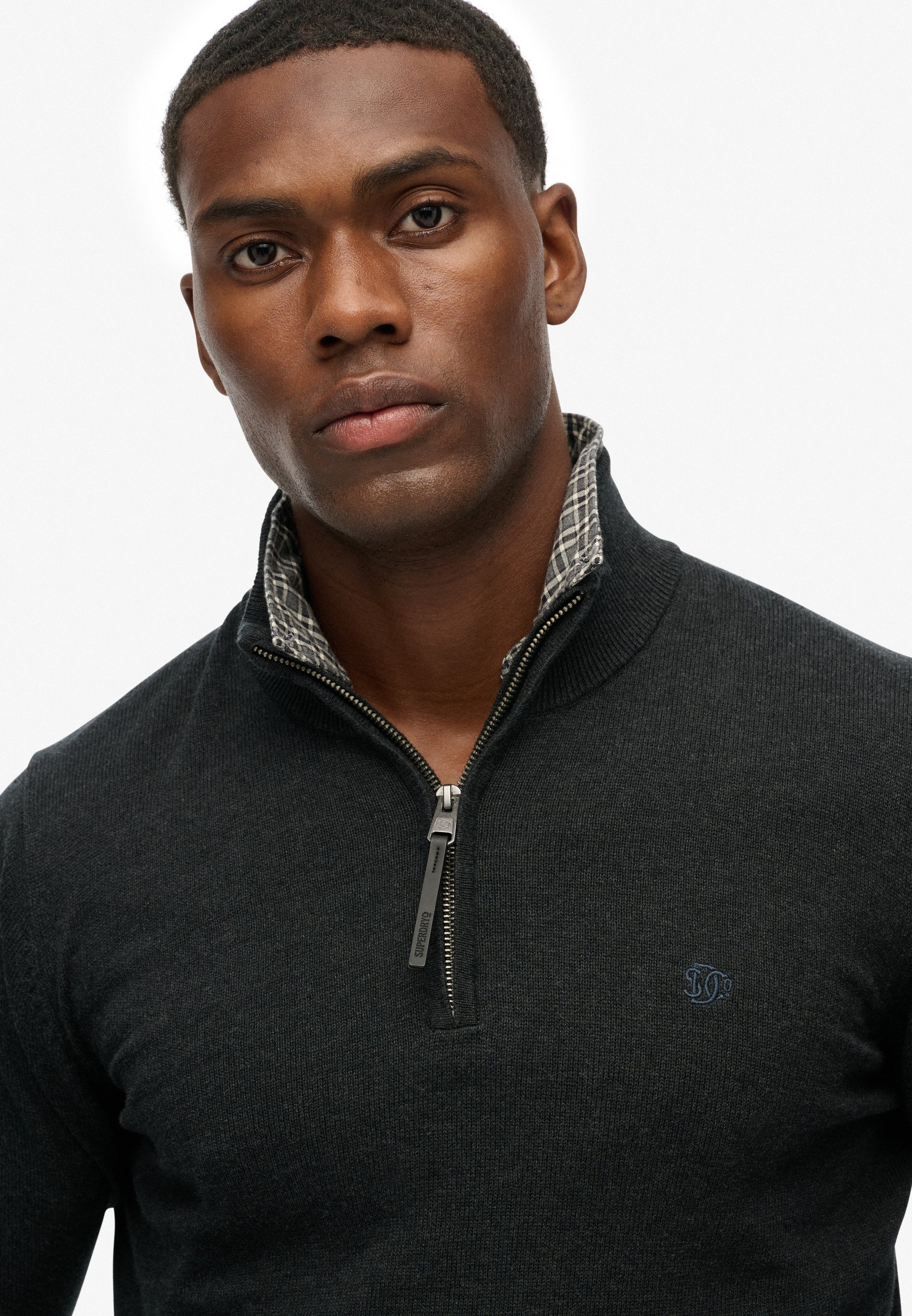 Essentials Cotton Half Zip Jumper (3)