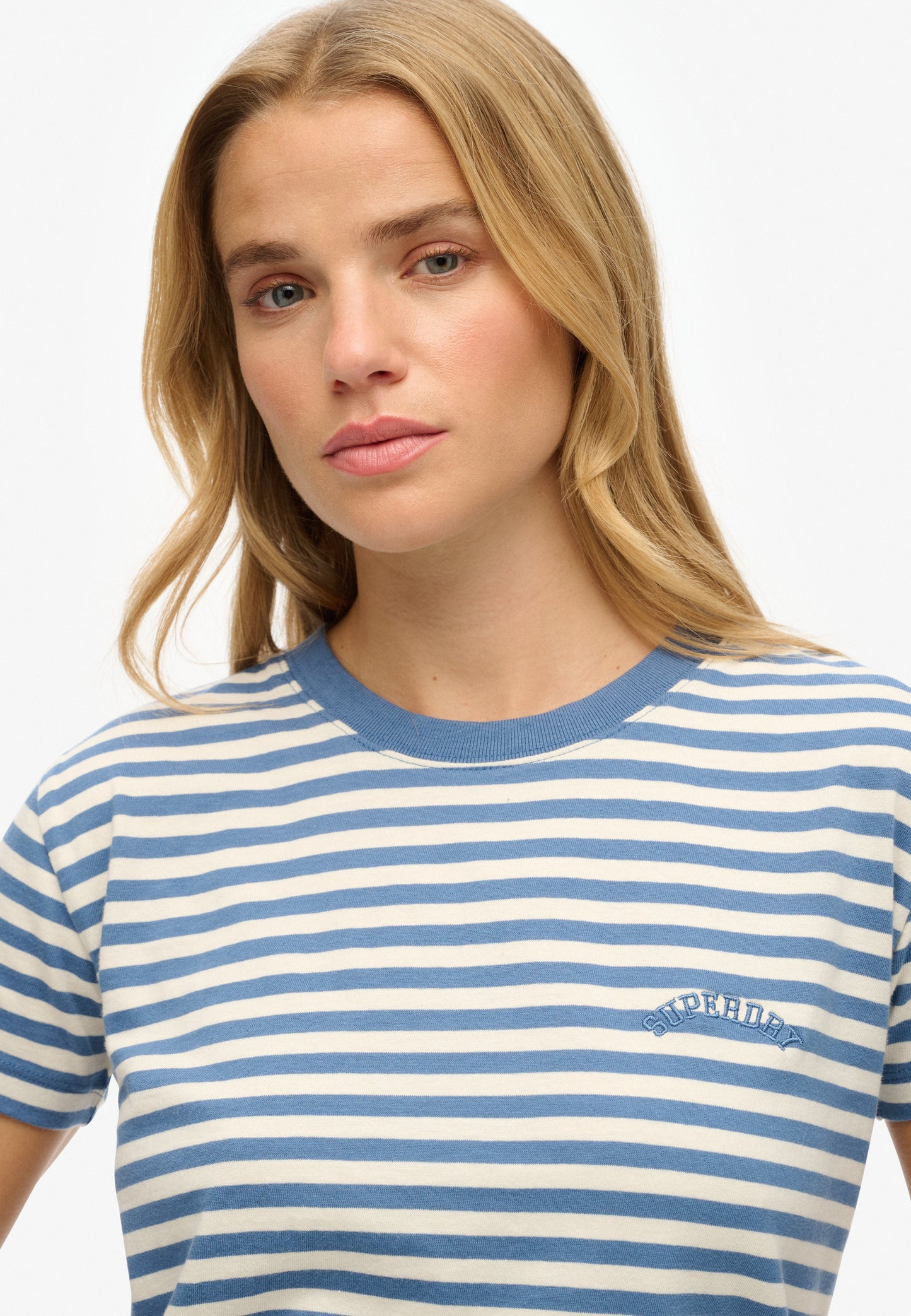 Essential Logo Striped Fitted T-Shirt (3)