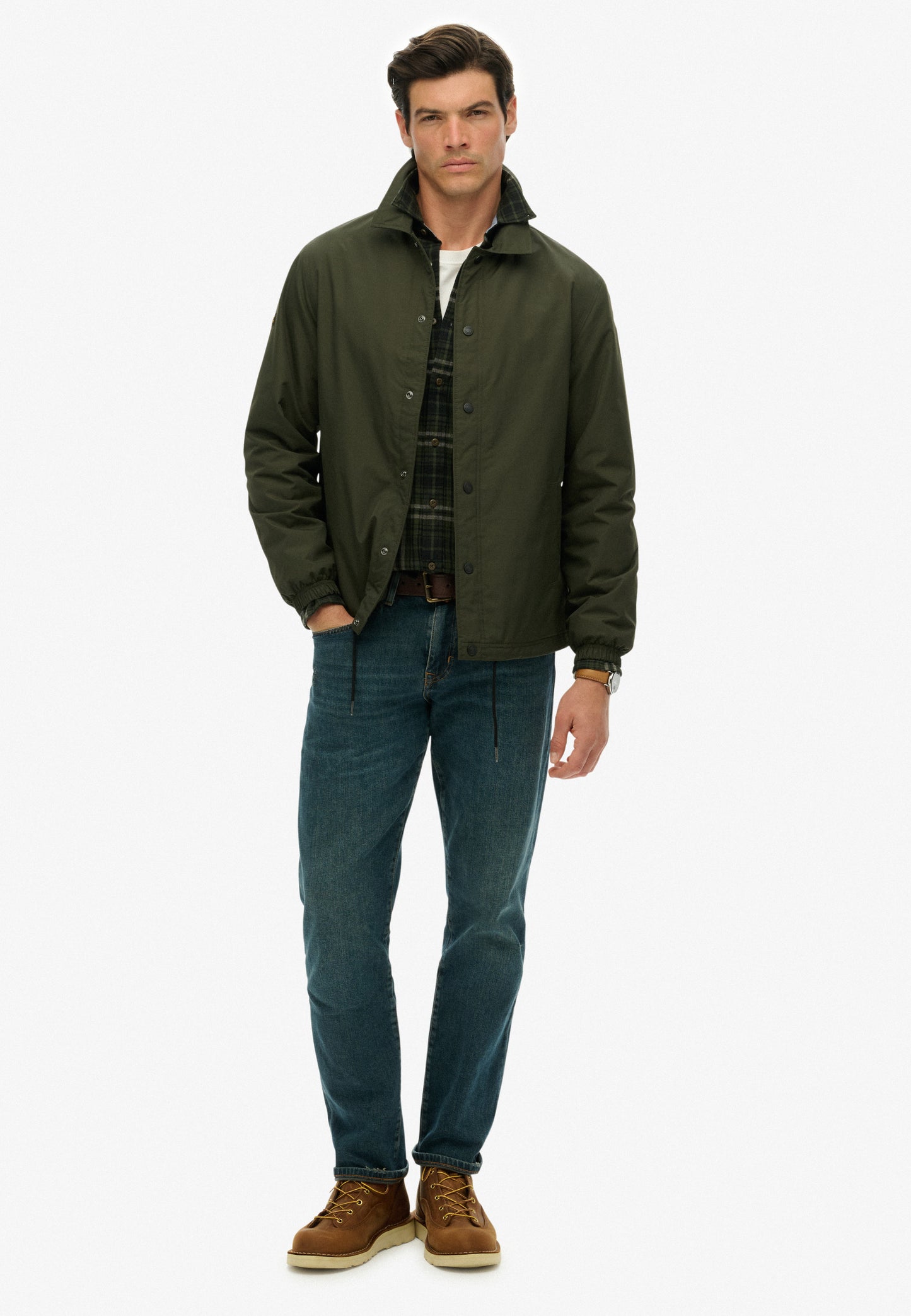 Nylon Coach Jacket