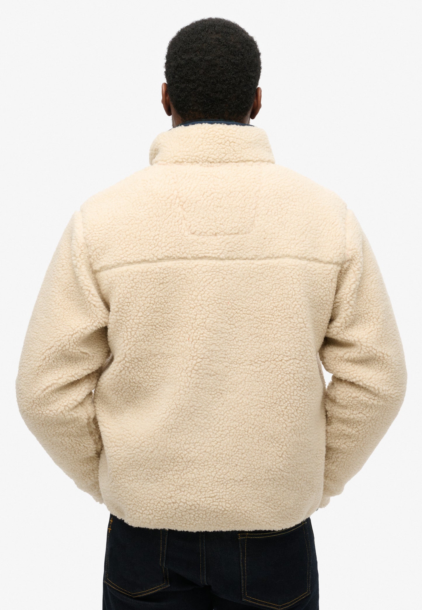 Vintage Retro Borg Fleece Jacket (2)