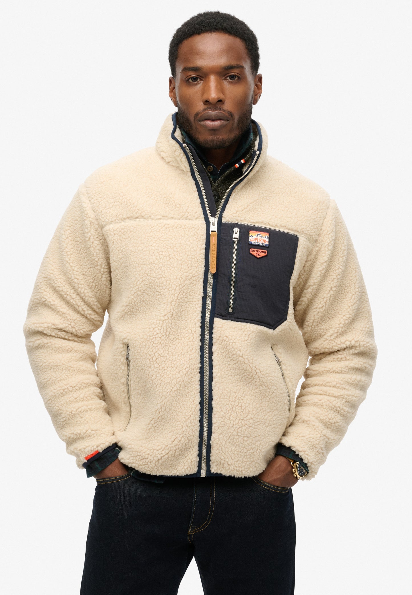 Vintage Retro Borg Fleece Jacket (3)