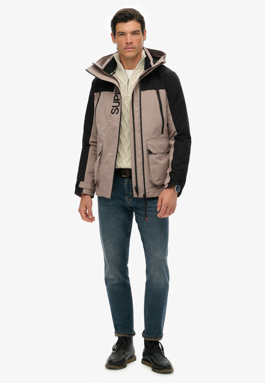 Colour Block Windbreaker Jacket