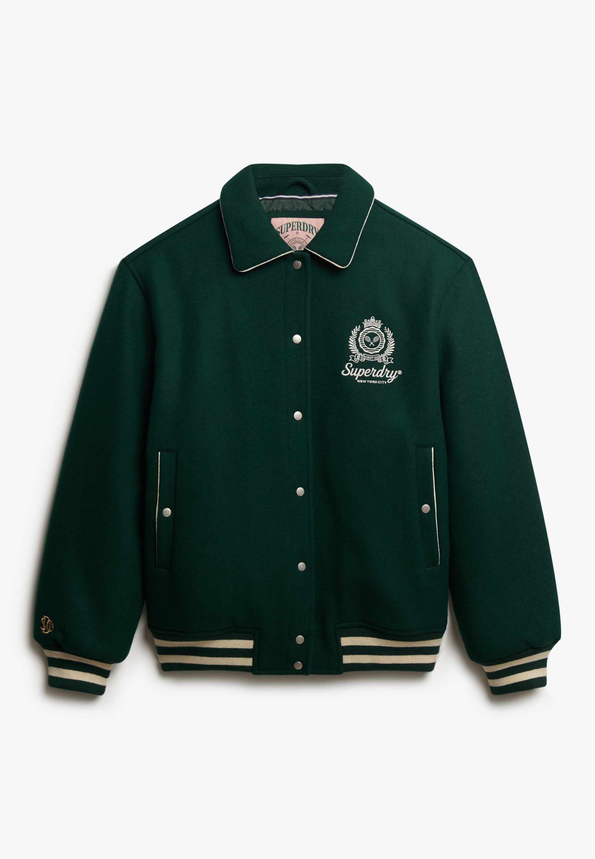 Country Club Wool Blend Bomber Jacket (7)