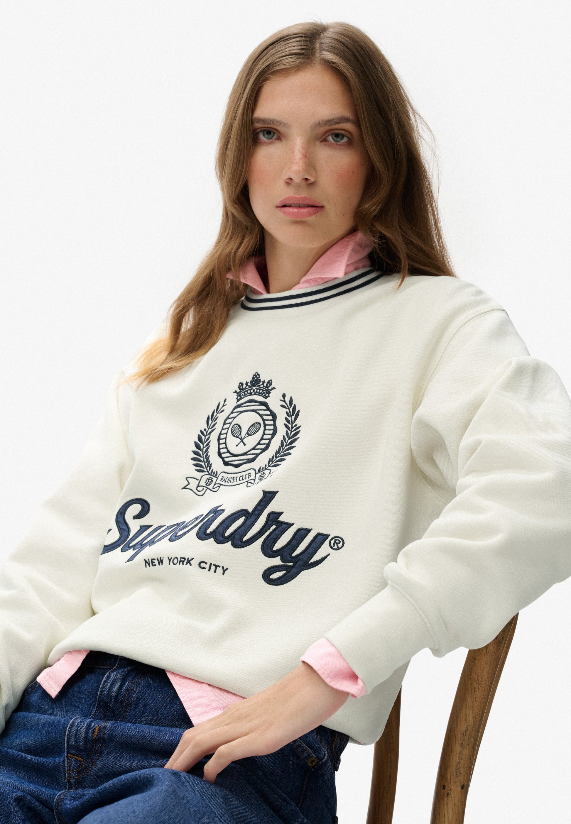 Country Club Loose Crew Sweatshirt (3)