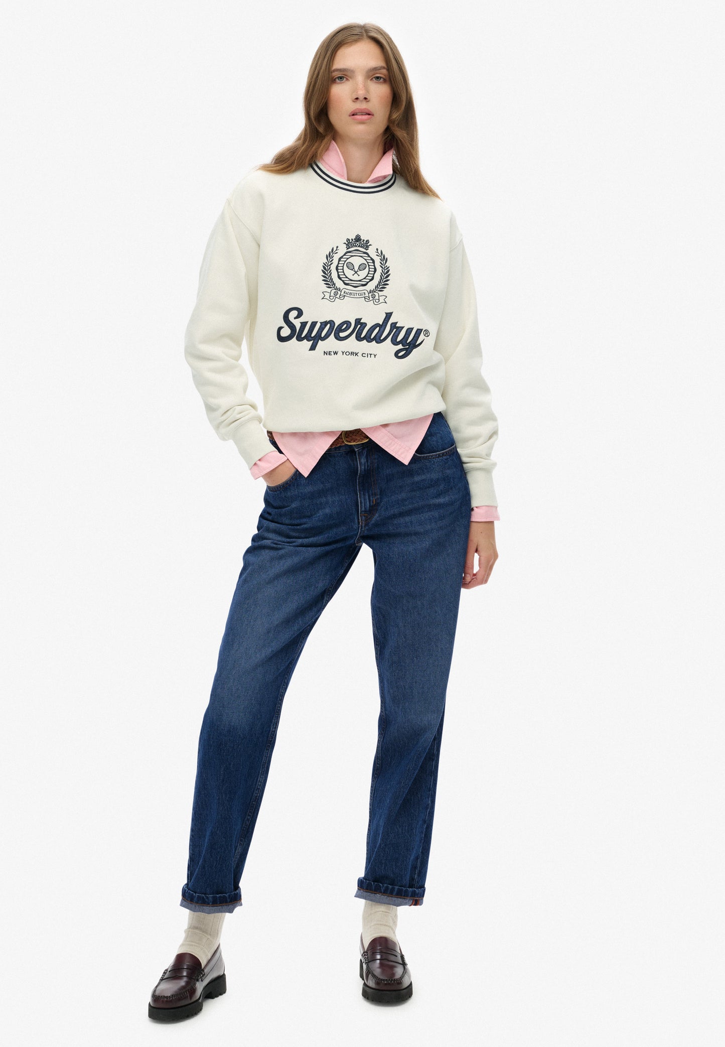 Country Club Loose Crew Sweatshirt