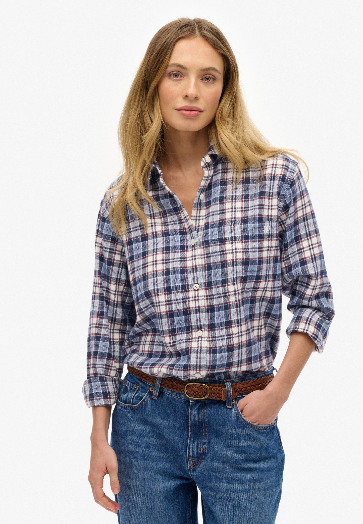 Check Flannel Boyfriend Shirt