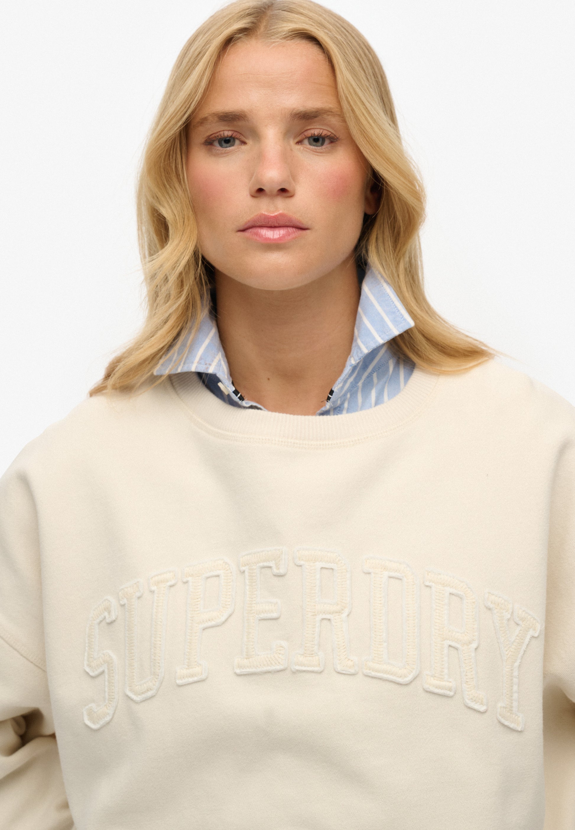 Athletic Essentials Tonal Applique Crew Sweatshirt (3)