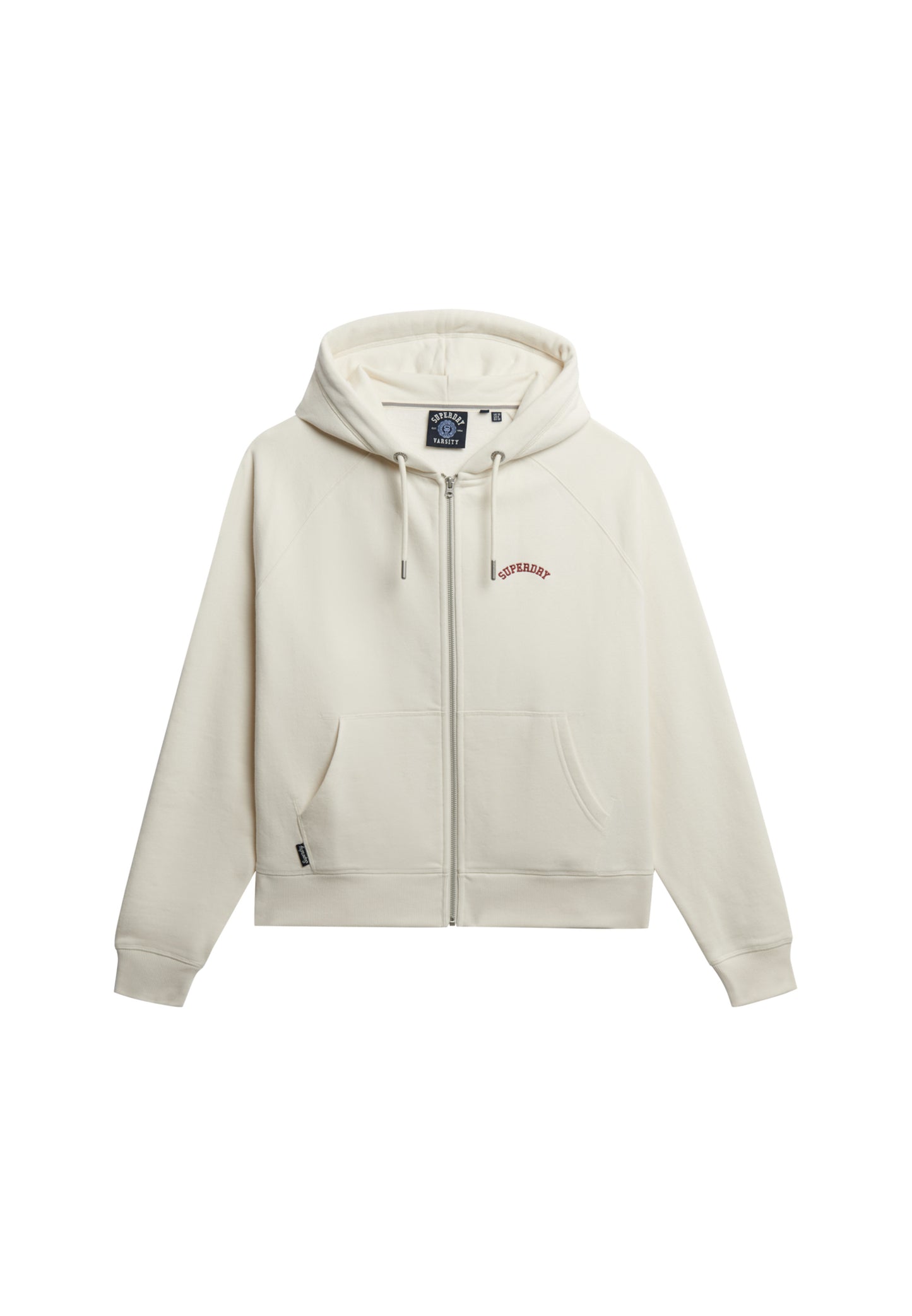 Essential Logo Half Brushed Zip Hoodie (2)