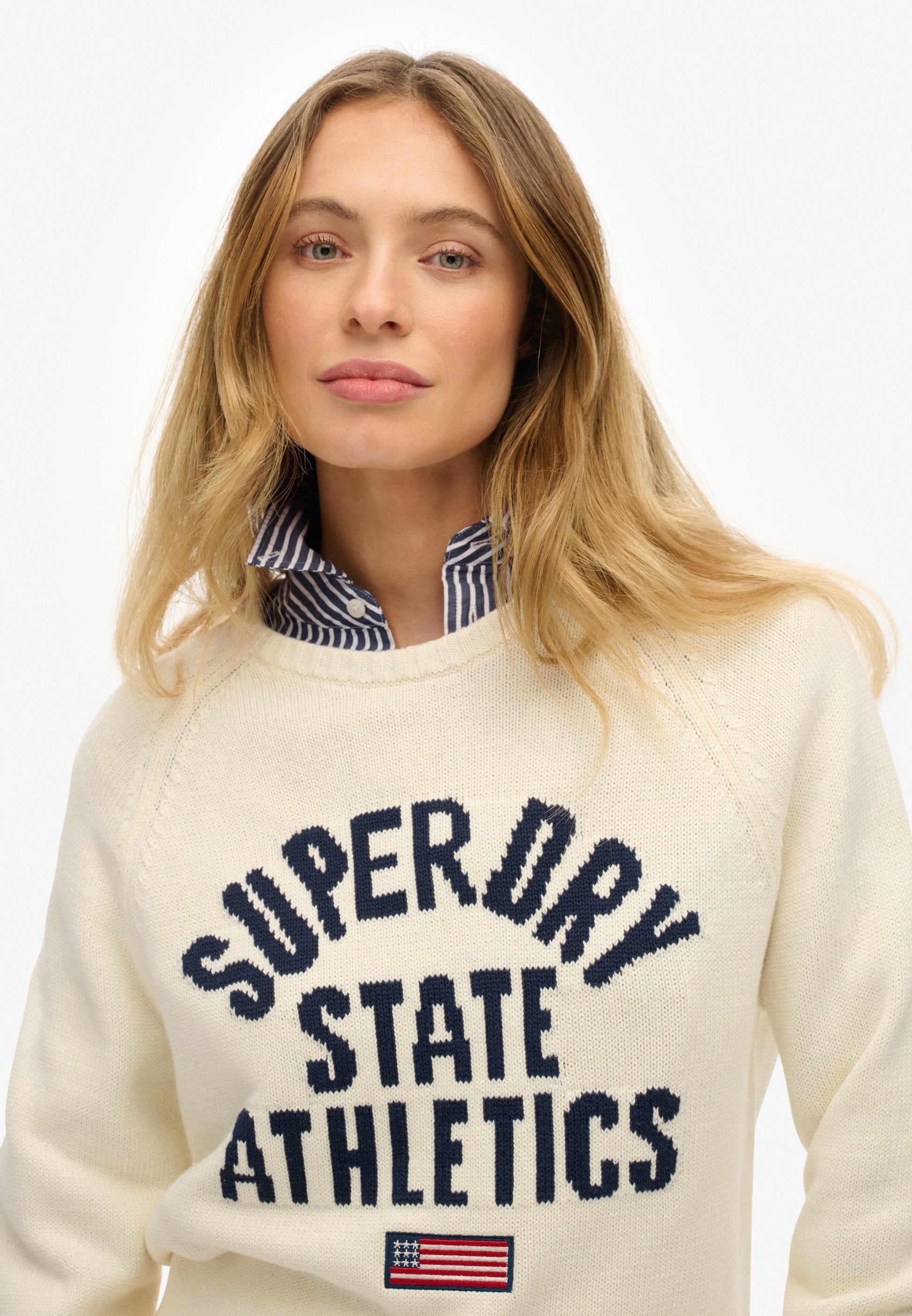Slouchy Intarsia Graphic Knitted Jumper (3)