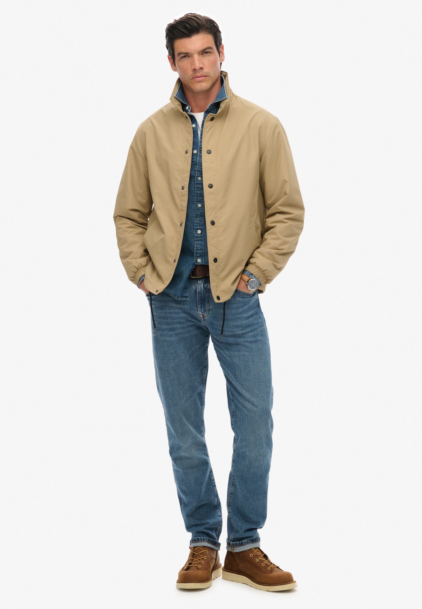 Nylon Coach Jacket