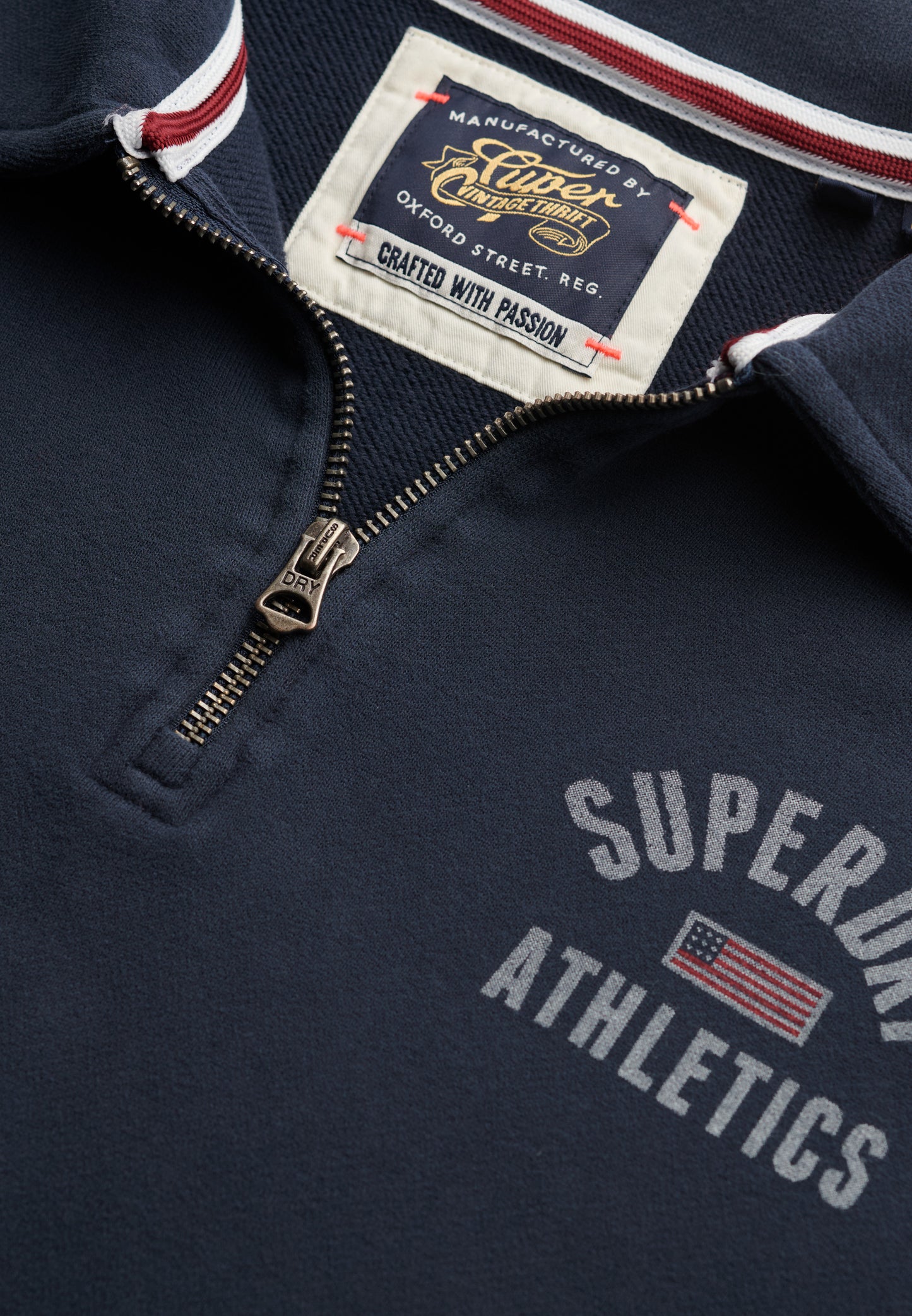 Athletic Collared Half Zip Jumper (5)