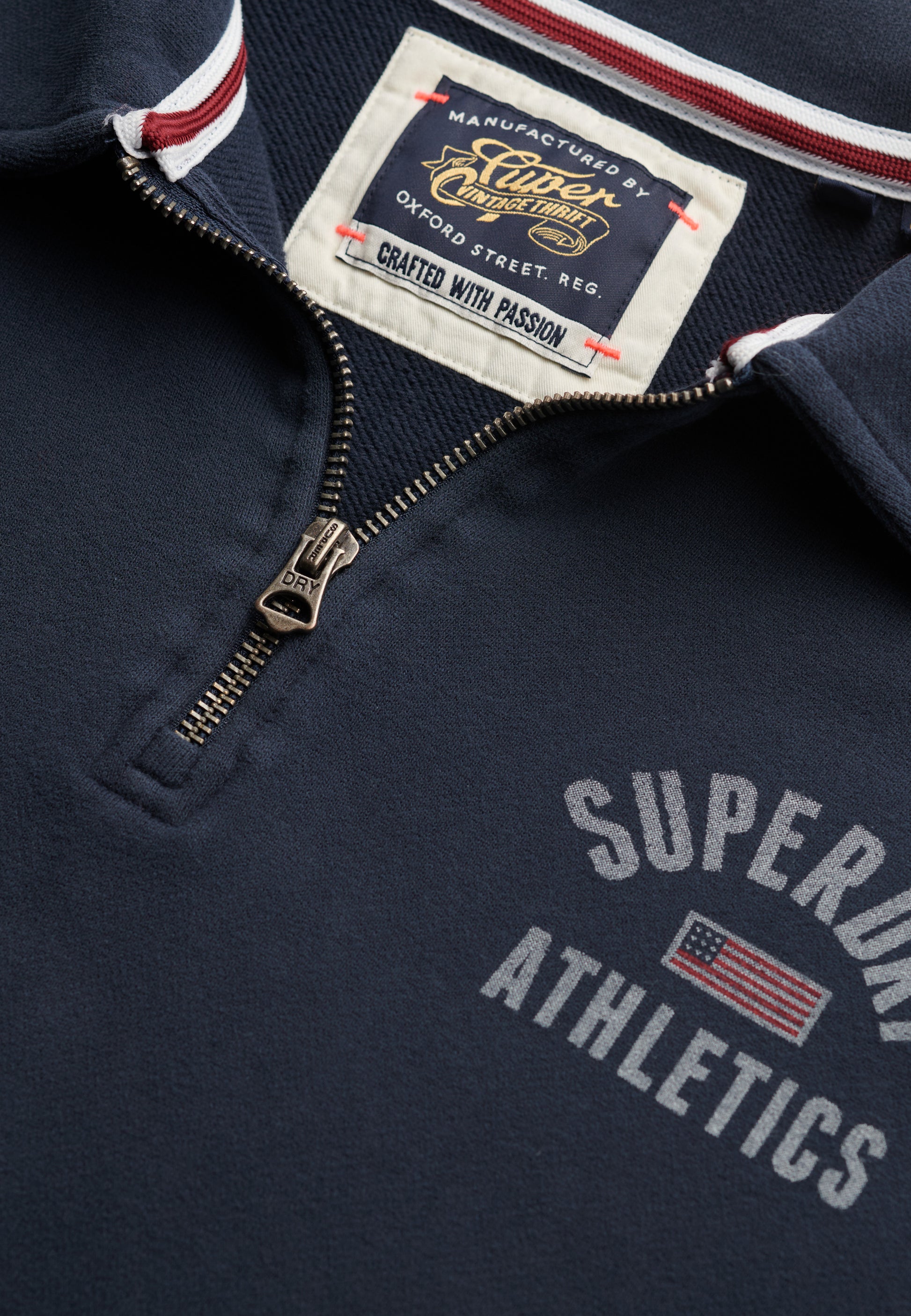 Athletic Collared Half Zip Jumper (3)