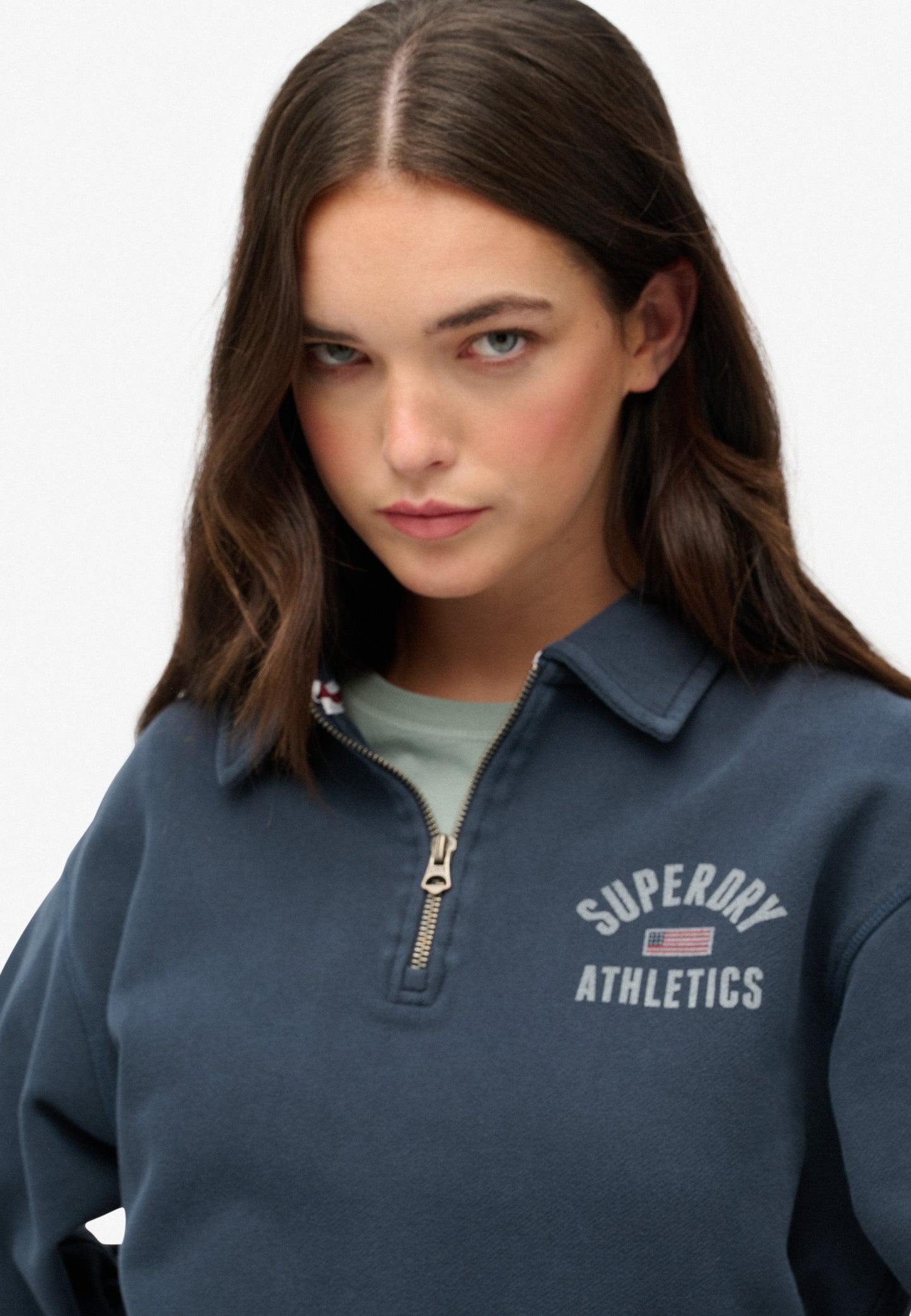 Athletic Collared Half Zip Jumper (4)
