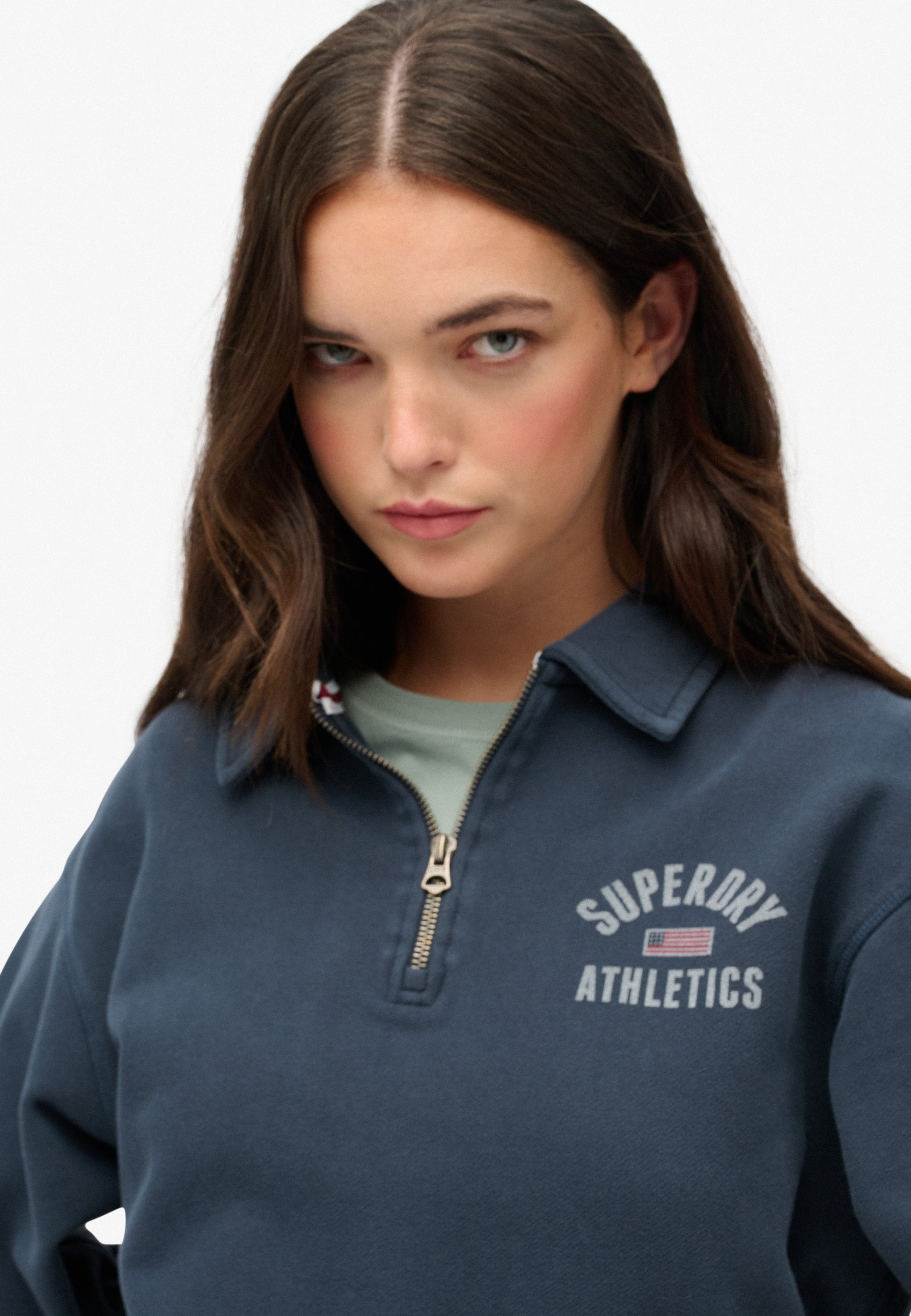 Athletic Collared Half Zip Jumper (4)