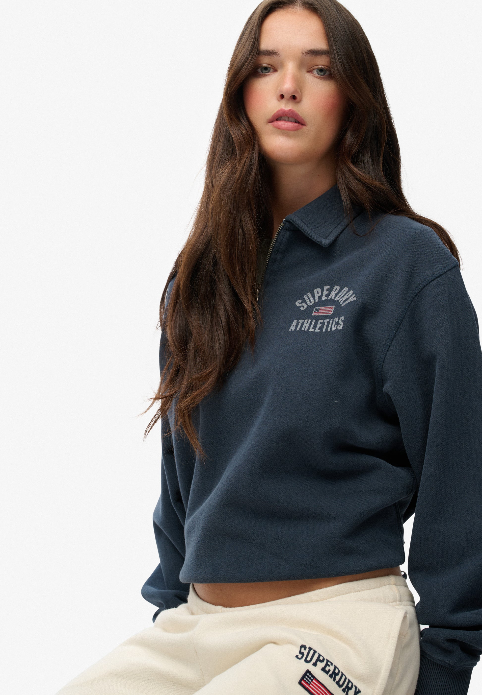 Athletic Collared Half Zip Jumper (5)