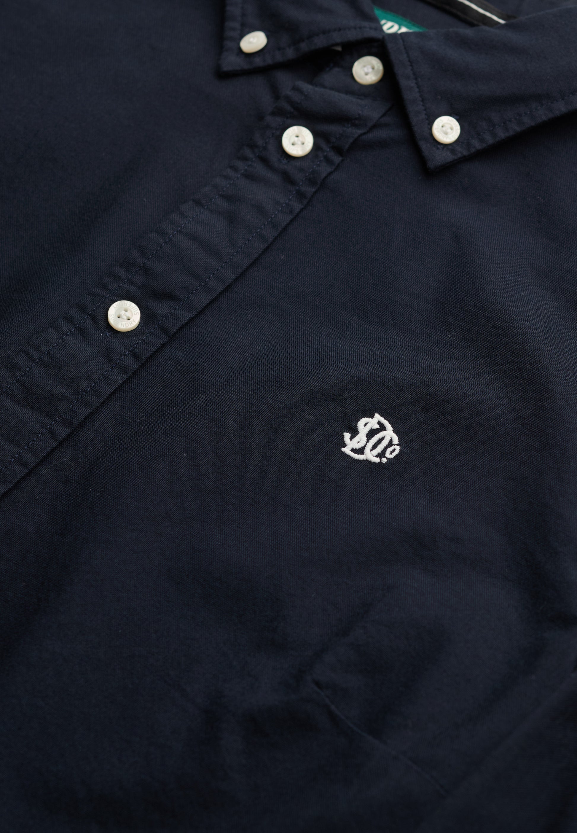 Slim Oxford Button Down Long Sleeve Shirt (5)