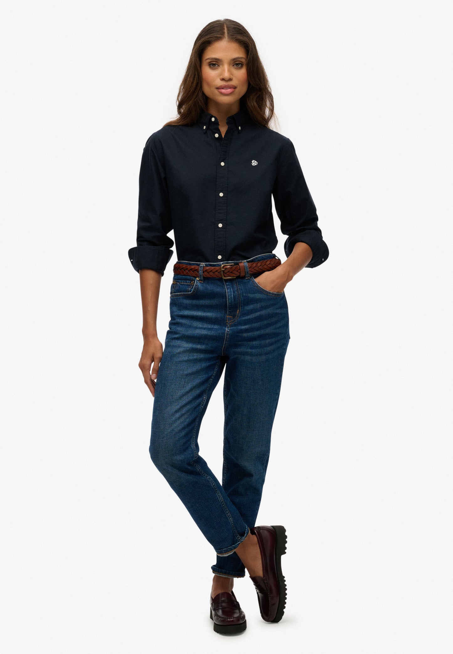 Slim Oxford Button Down Long Sleeve Shirt