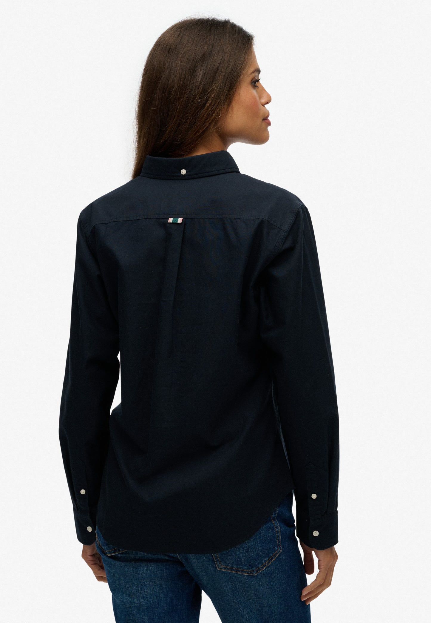 Slim Oxford Button Down Long Sleeve Shirt (2)