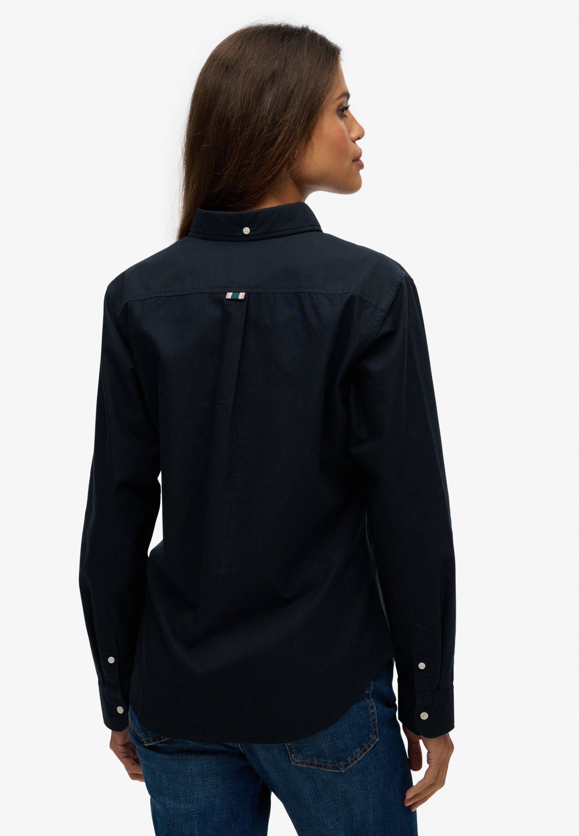 Slim Oxford Button Down Long Sleeve Shirt (2)