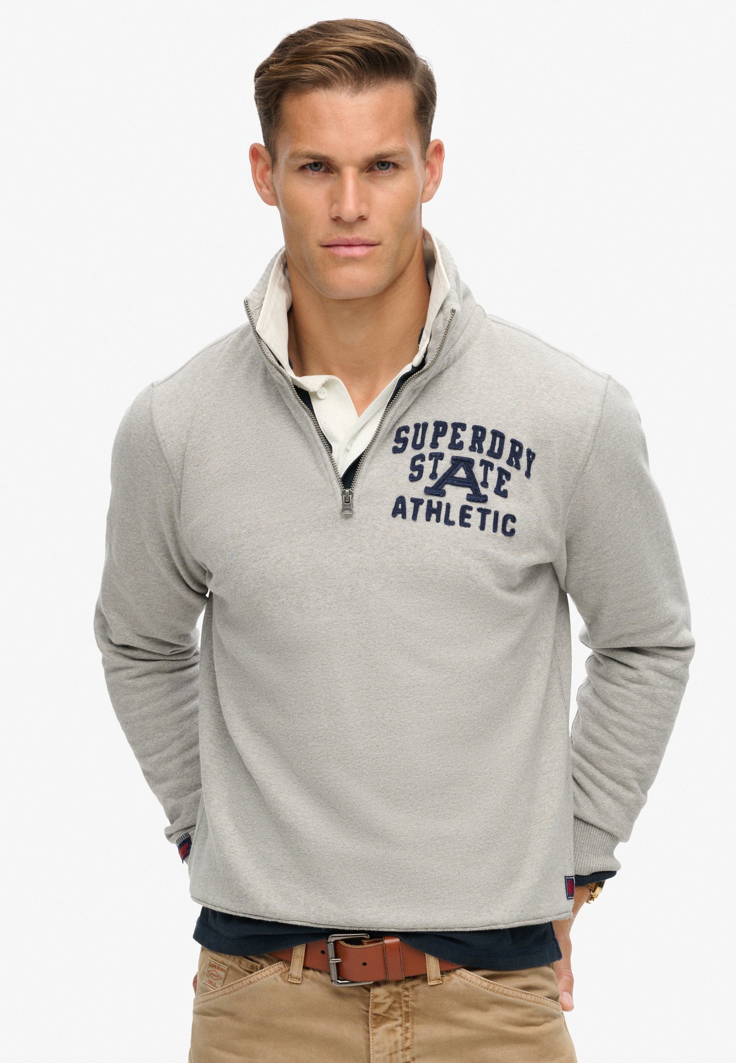 Vintage Athletic Zip Half-Zip Jumper (1)