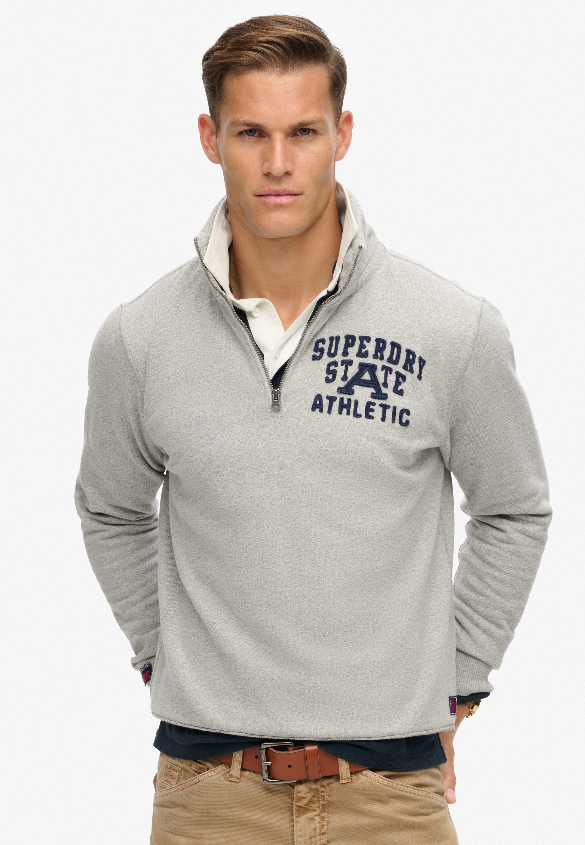 Vintage Athletic Zip Half-Zip Jumper (1)