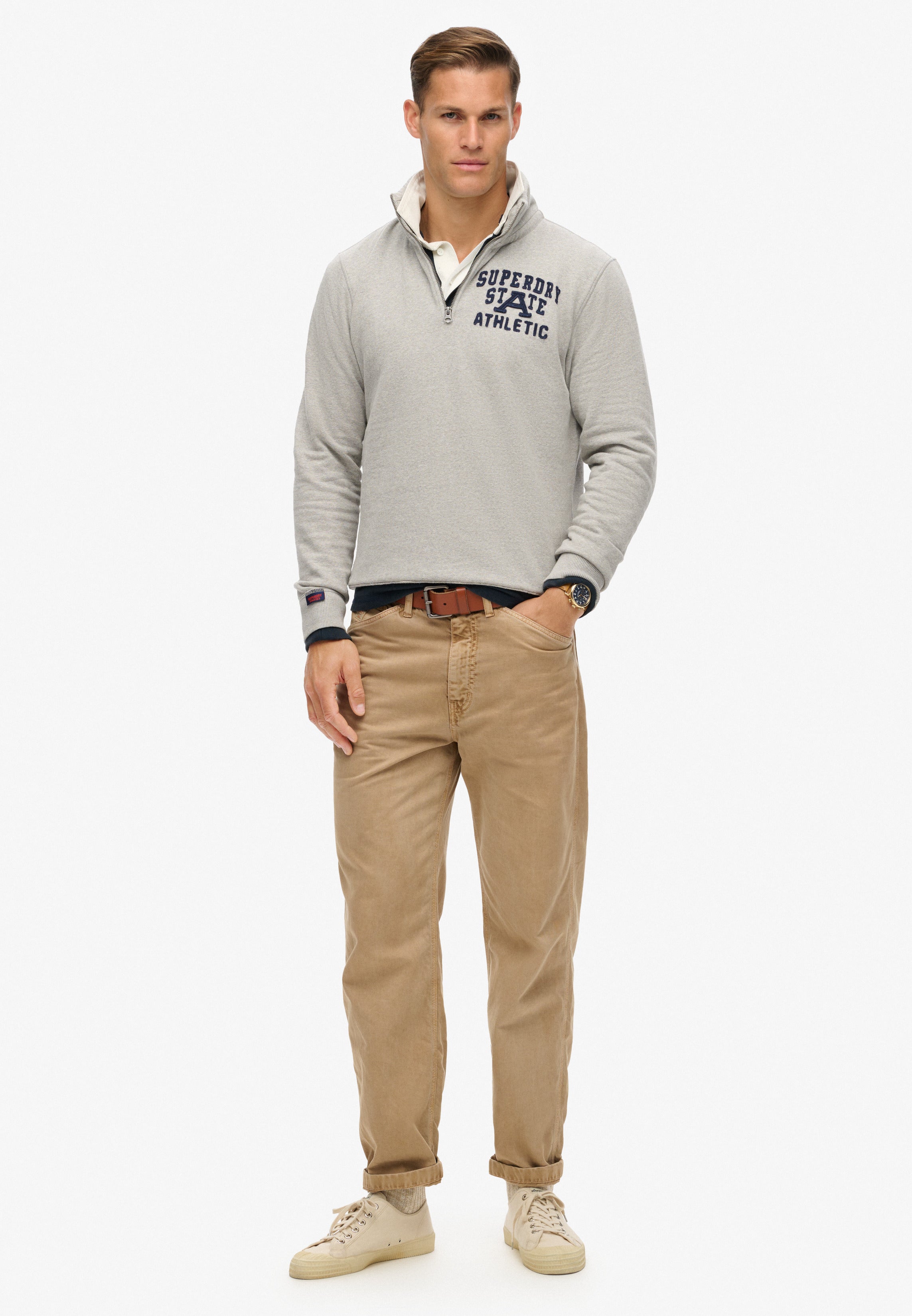 Vintage Athletic Zip Half-Zip Jumper – Superdry South Africa