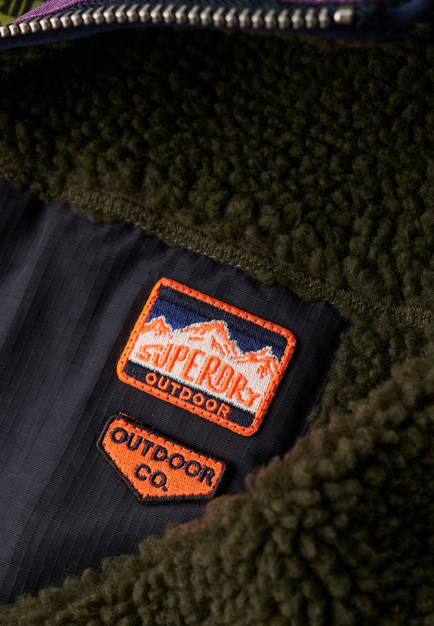 Vintage Retro Half Zip Fleece Jumper (5)