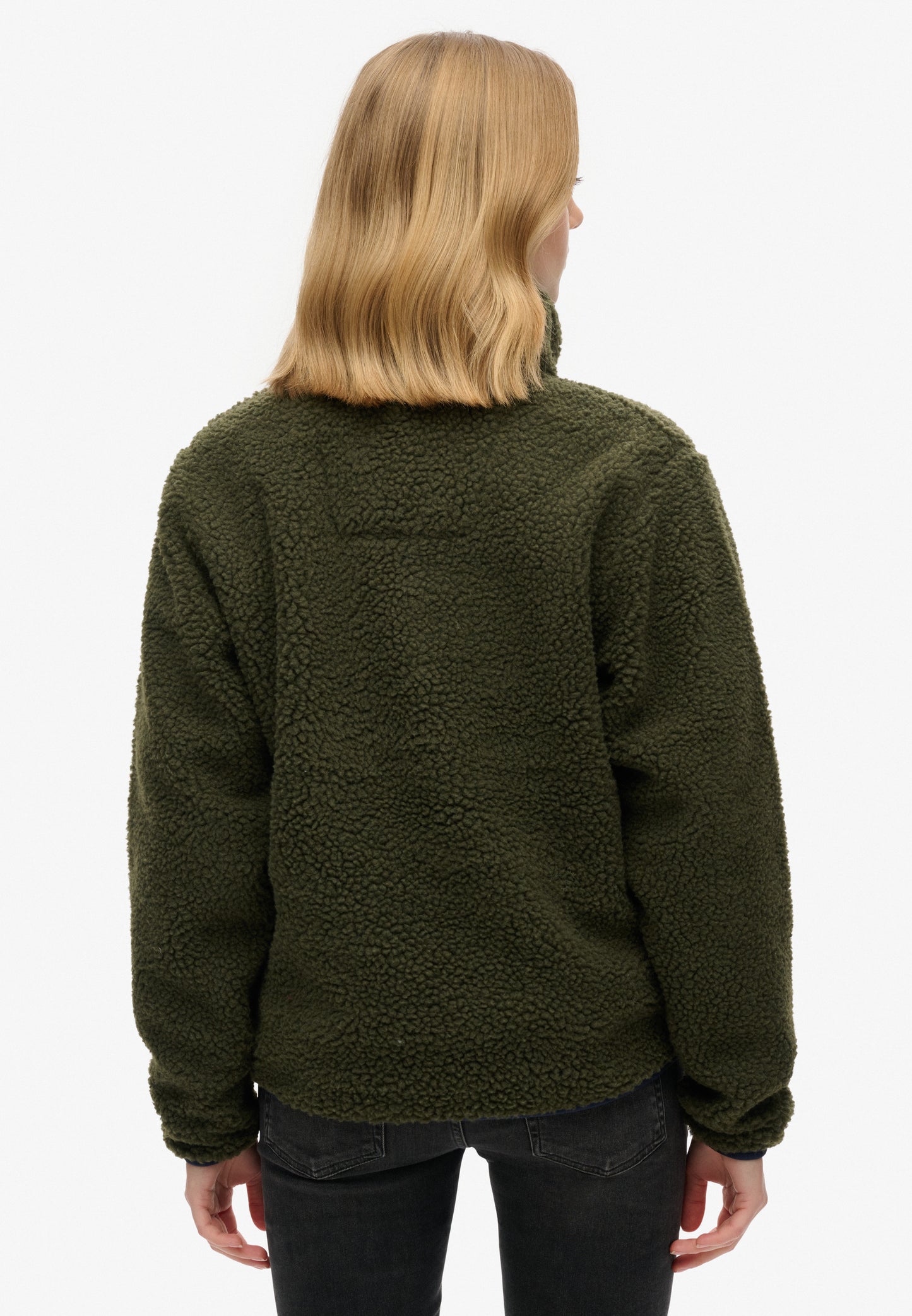 Vintage Retro Half Zip Fleece Jumper (2)