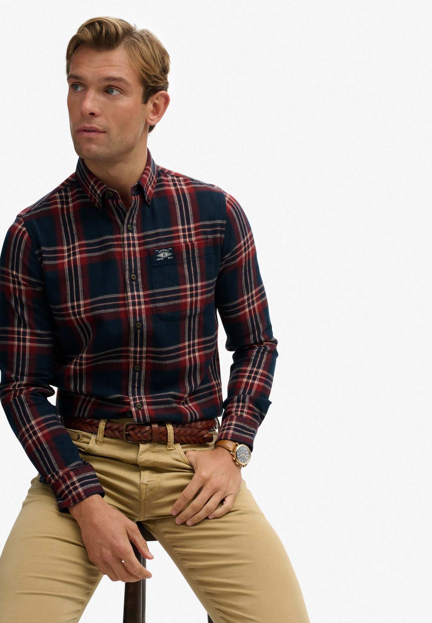 Long Sleeve Cotton Lumberjack Shirt (1)
