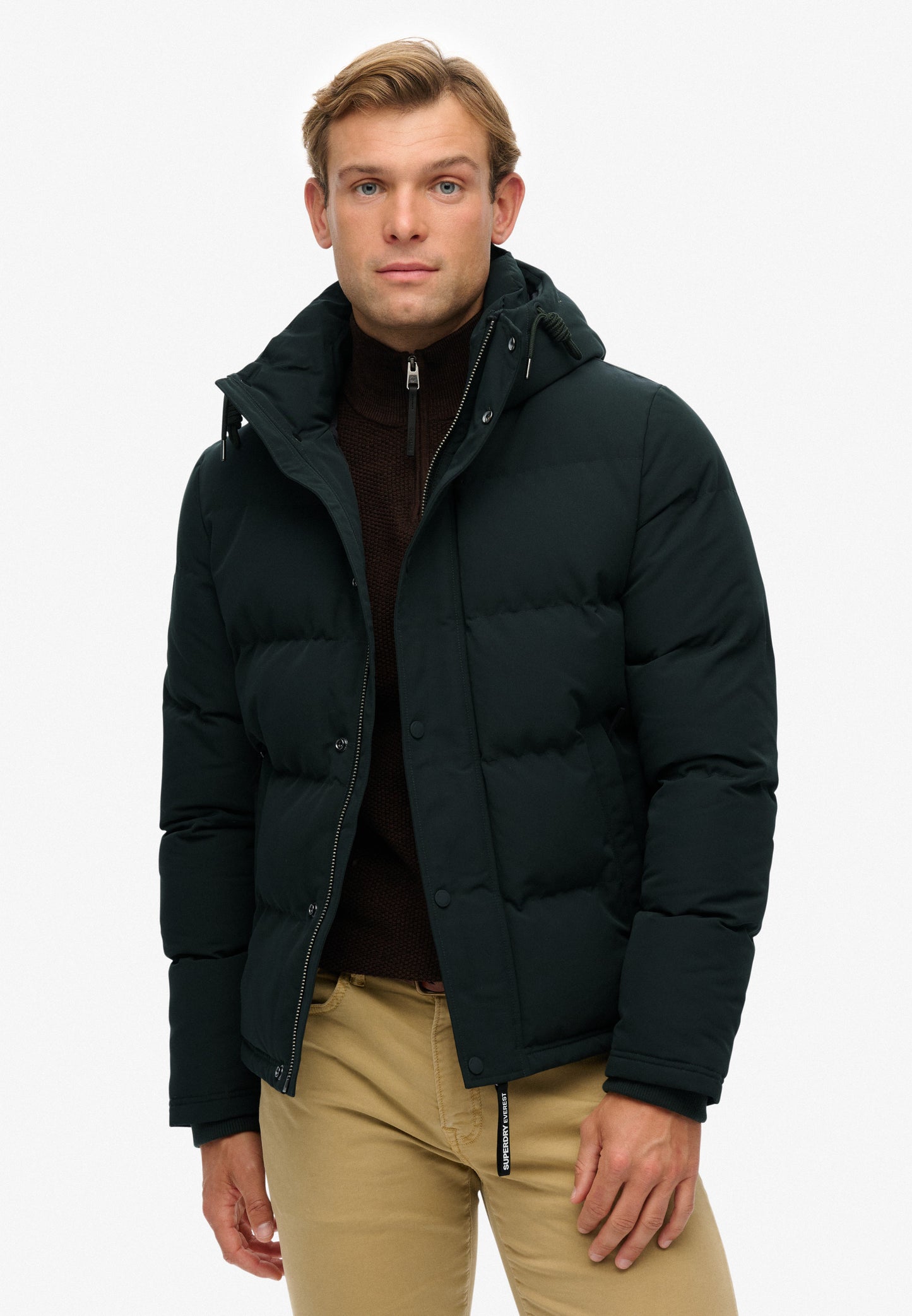 Everest Short Hooded Puffer Jacket (1)