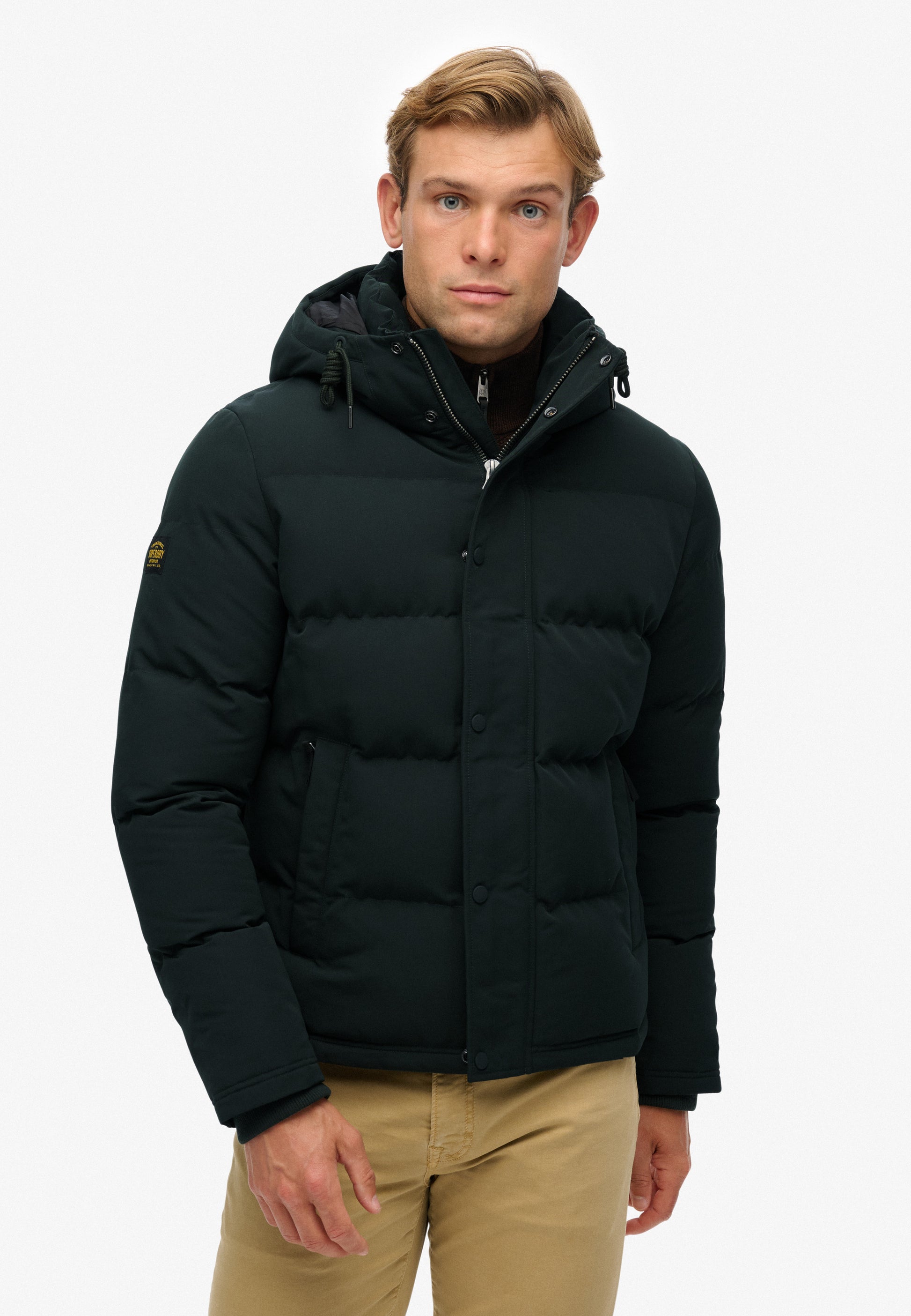 Everest Short Hooded Puffer Jacket (3)