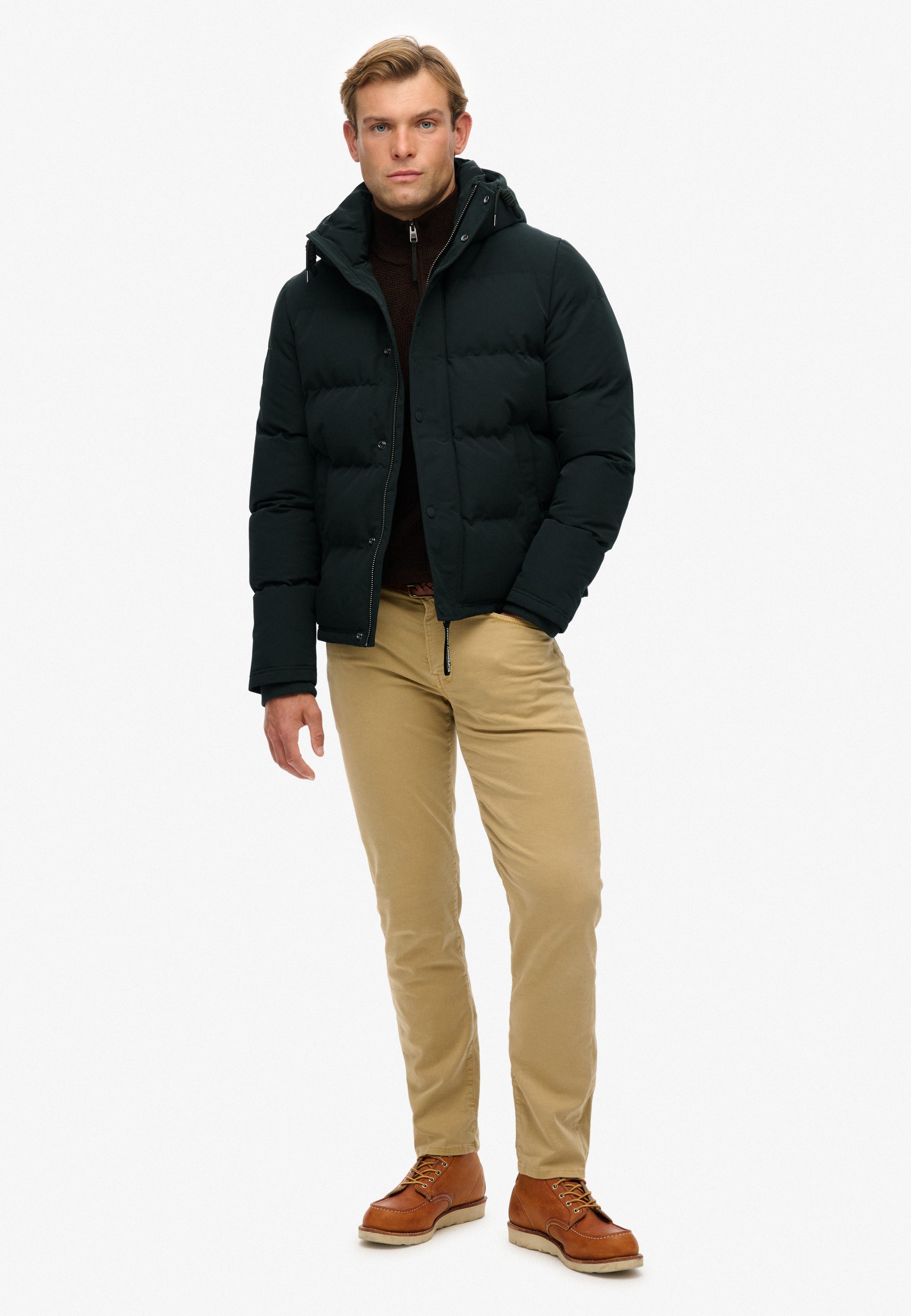 Everest Short Hooded Puffer Jacket
