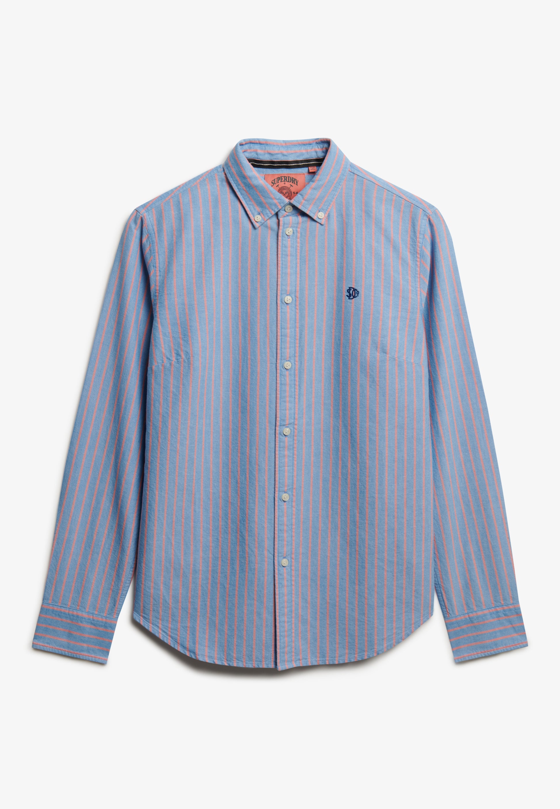 Slim Oxford Button Down Long Sleeve Shirt (5)