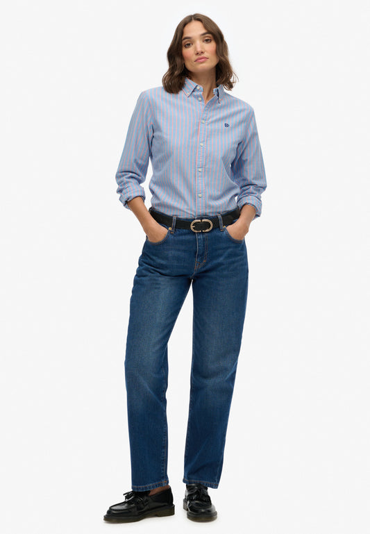 Slim Oxford Button Down Long Sleeve Shirt