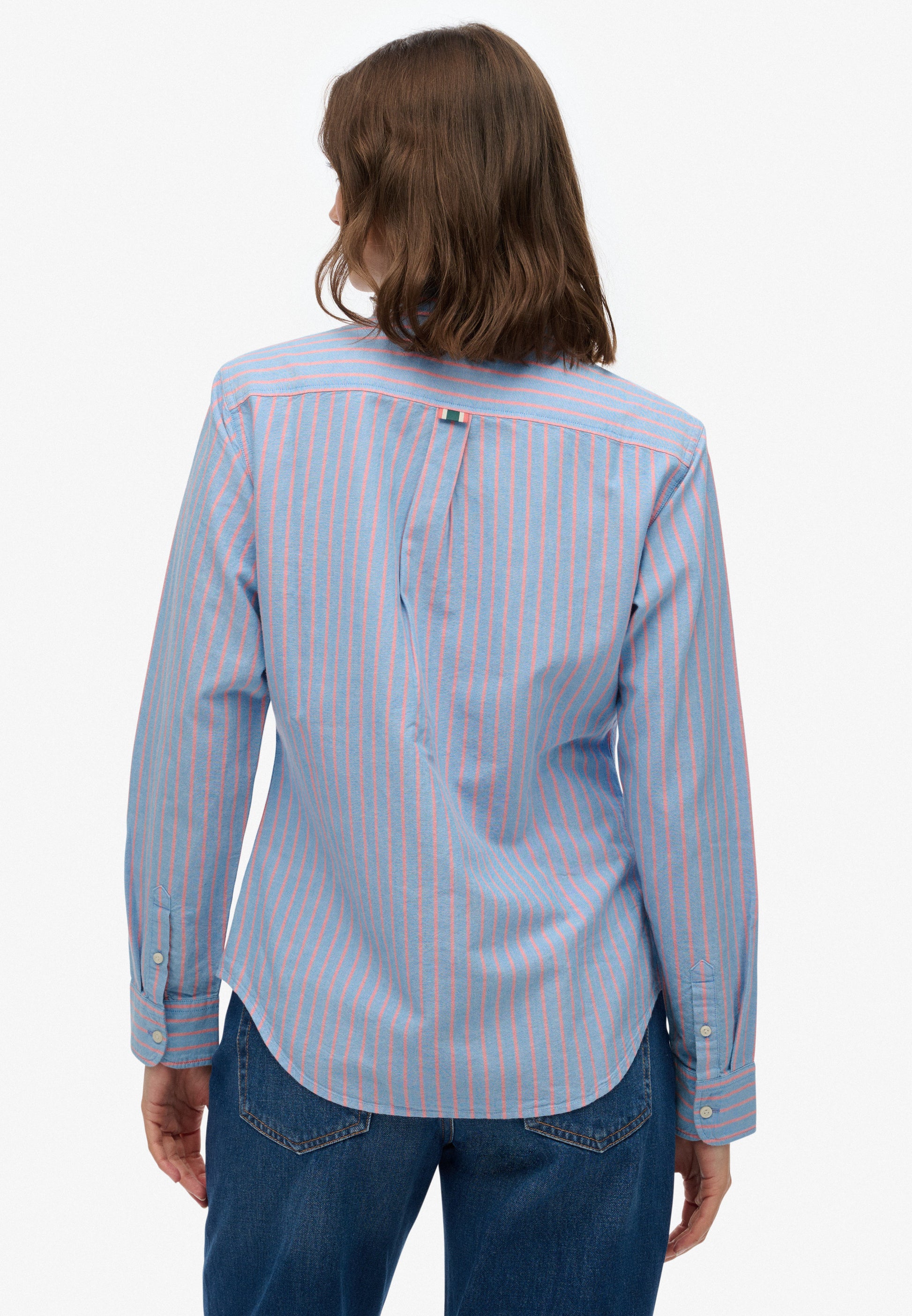 Slim Oxford Button Down Long Sleeve Shirt (2)