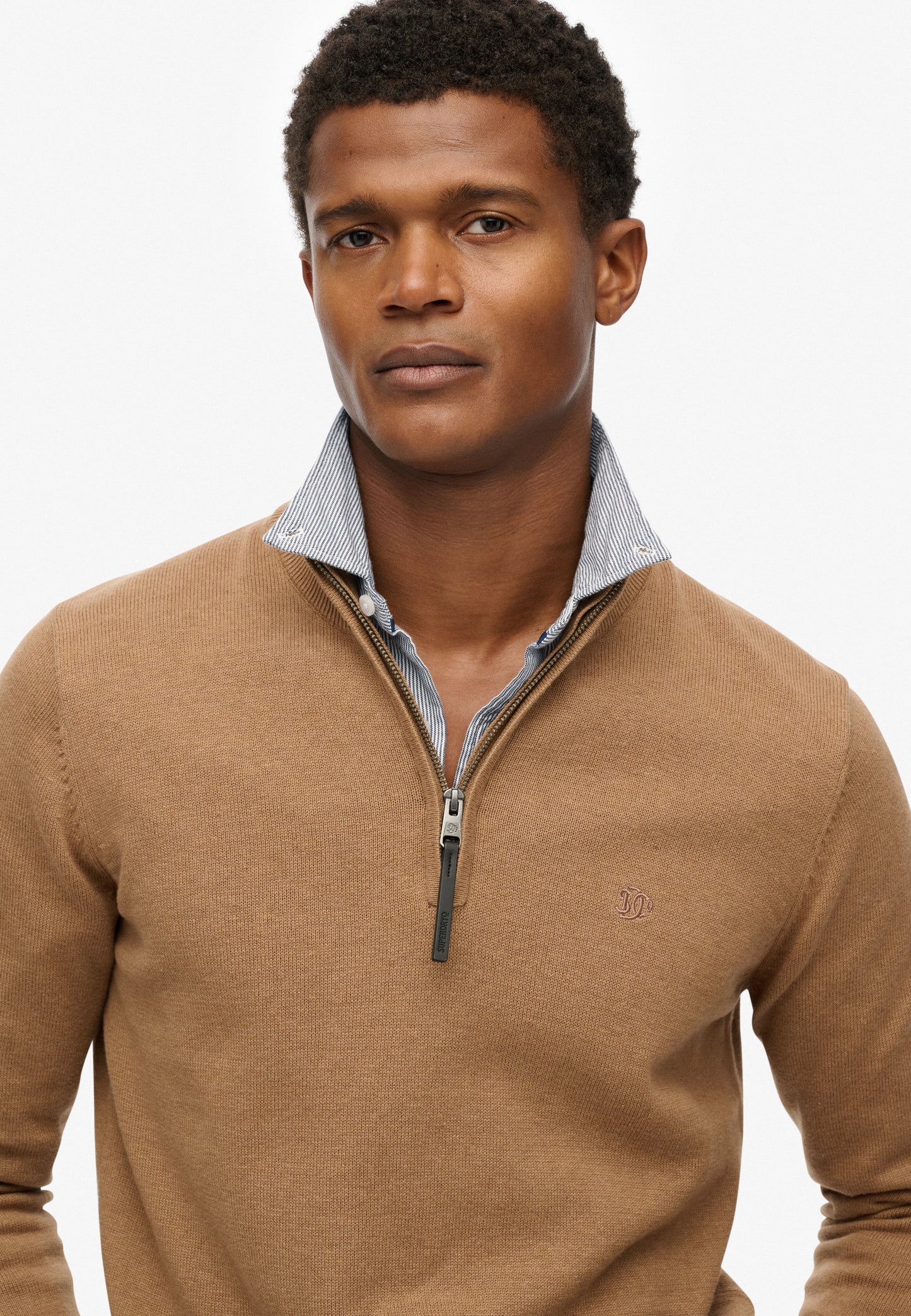 Essentials Cotton Half Zip Jumper (3)