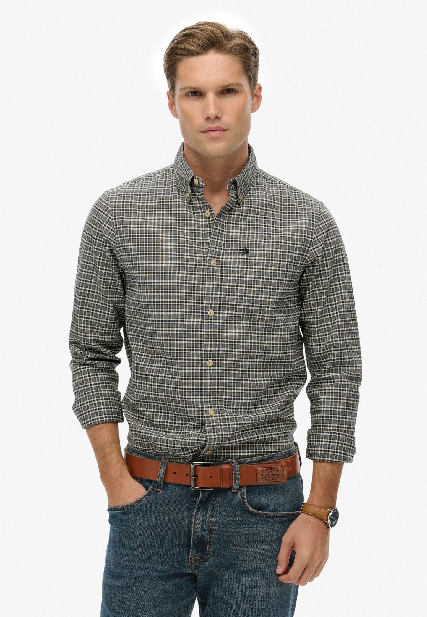 Premium Check Oxford Shirt (1)