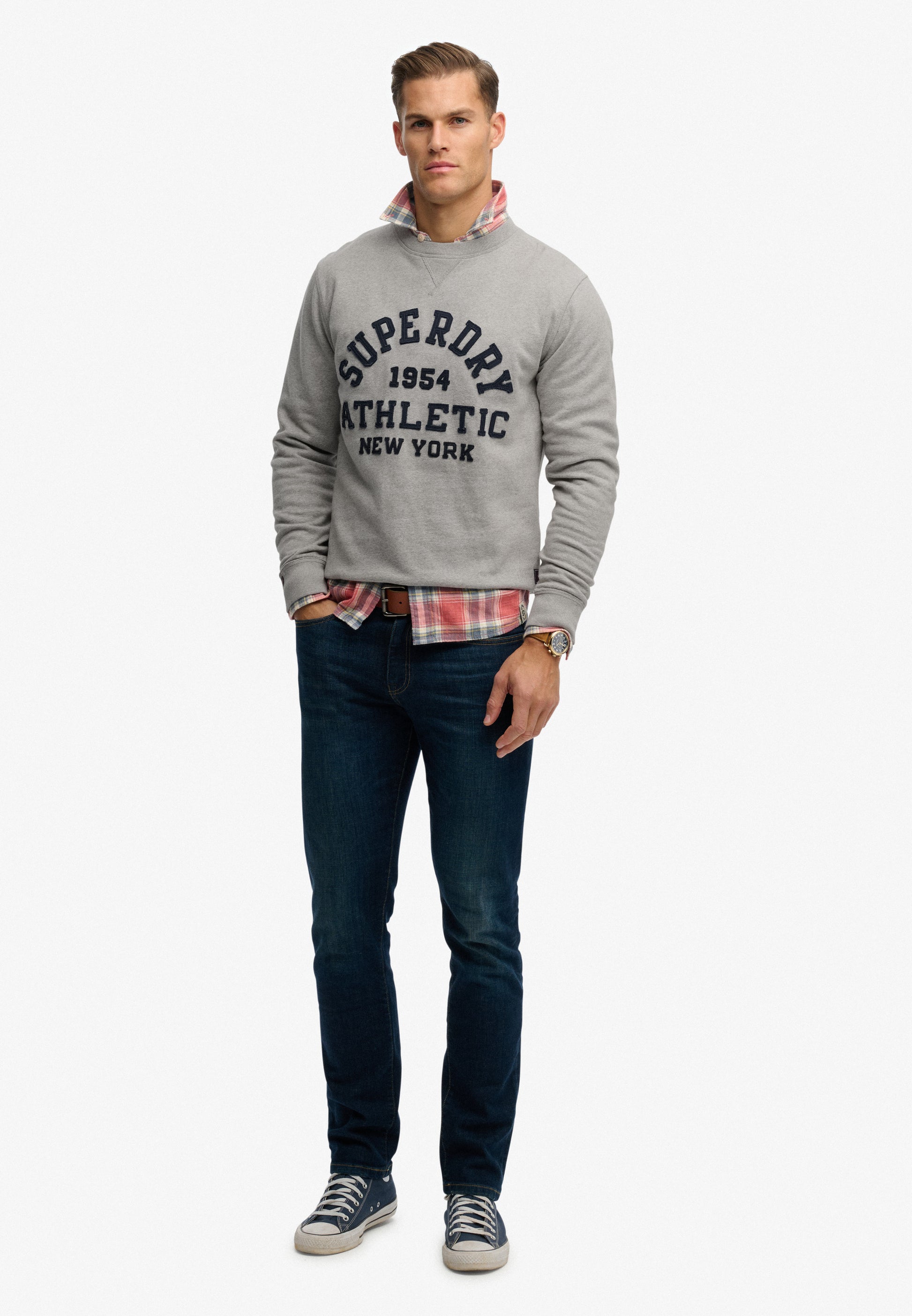 Vintage Athletic Crew Sweatshirt