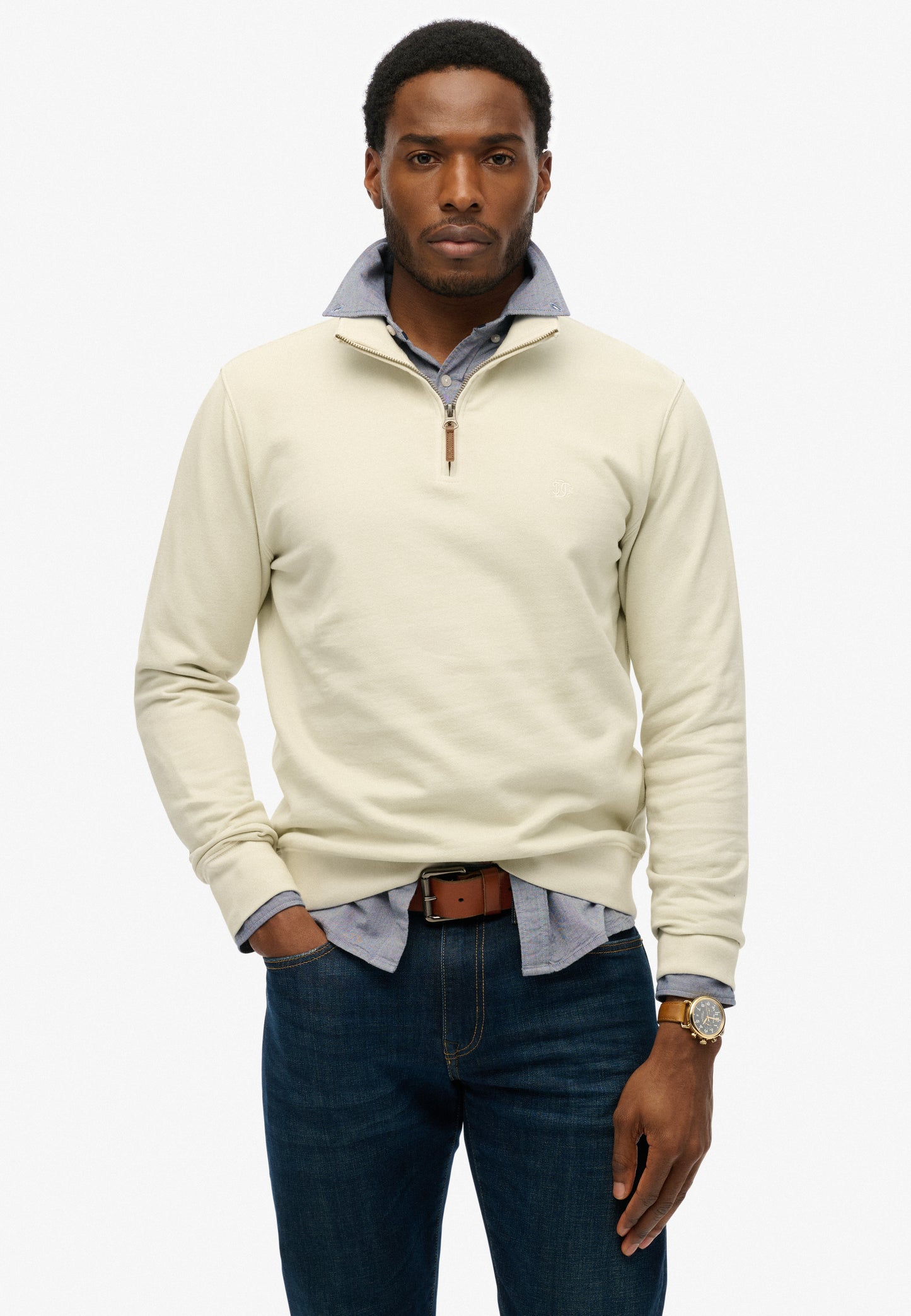 Classic Essential Half Zip Jumper (1)