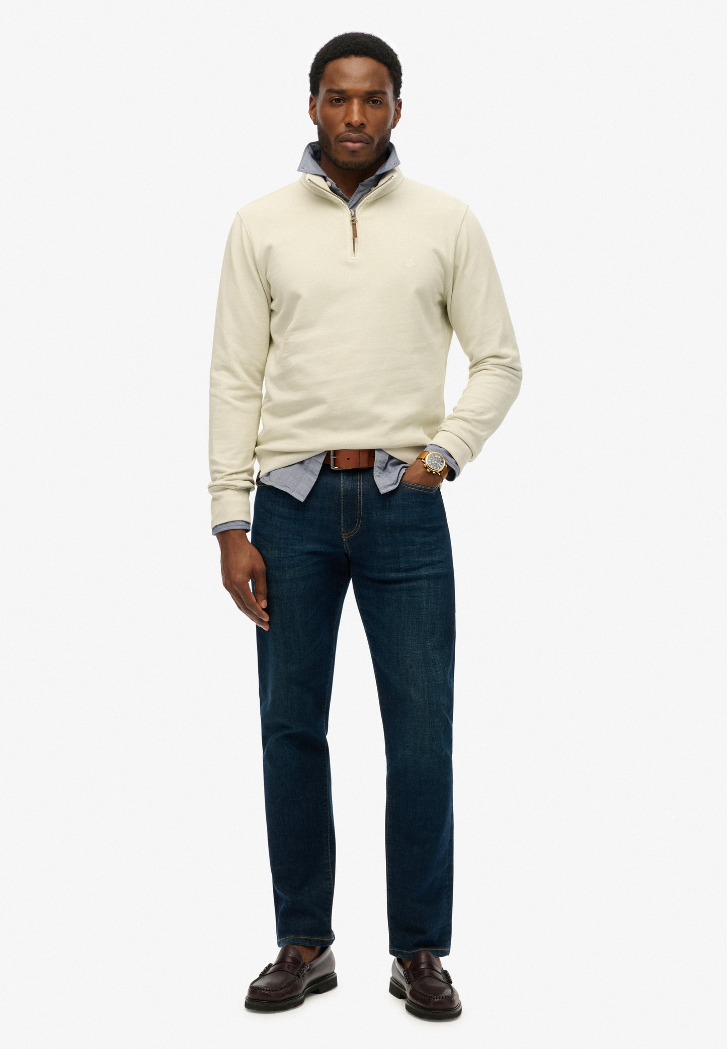 Classic Essential Half Zip Jumper