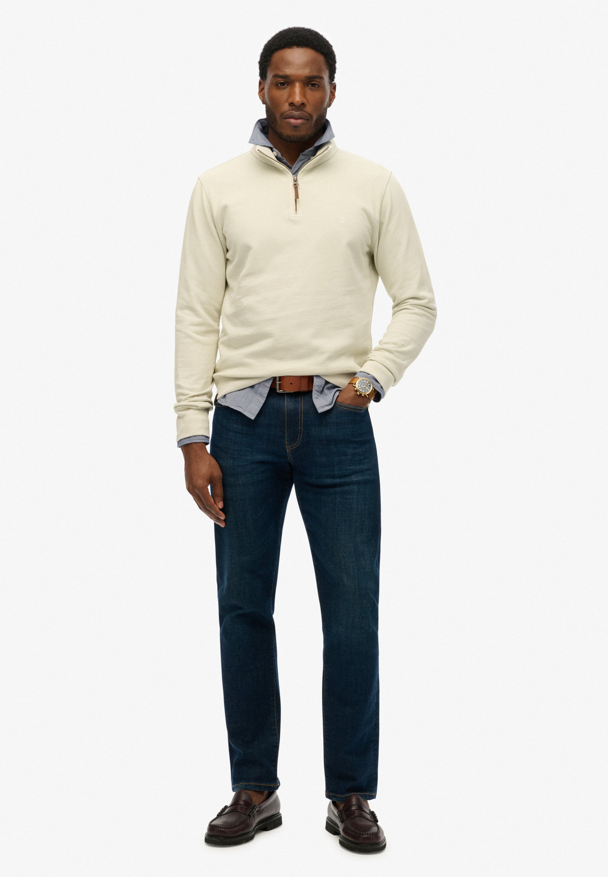 Classic Essential Half Zip Jumper