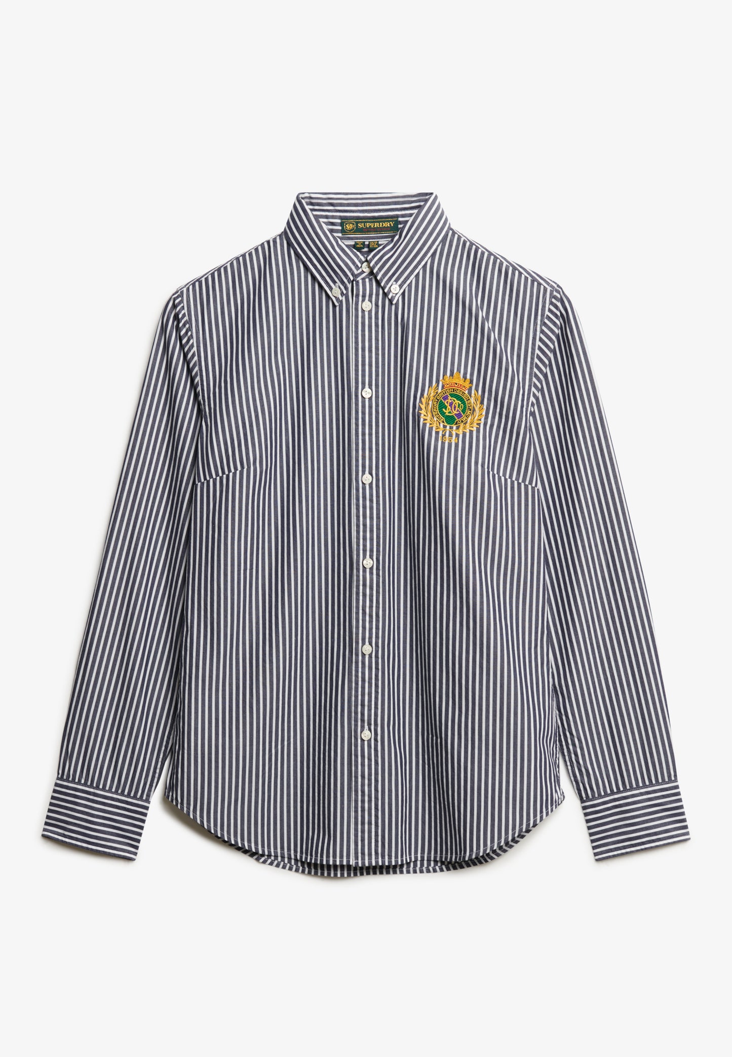 Slim Crest Poplin Long Sleeve Shirt (1)