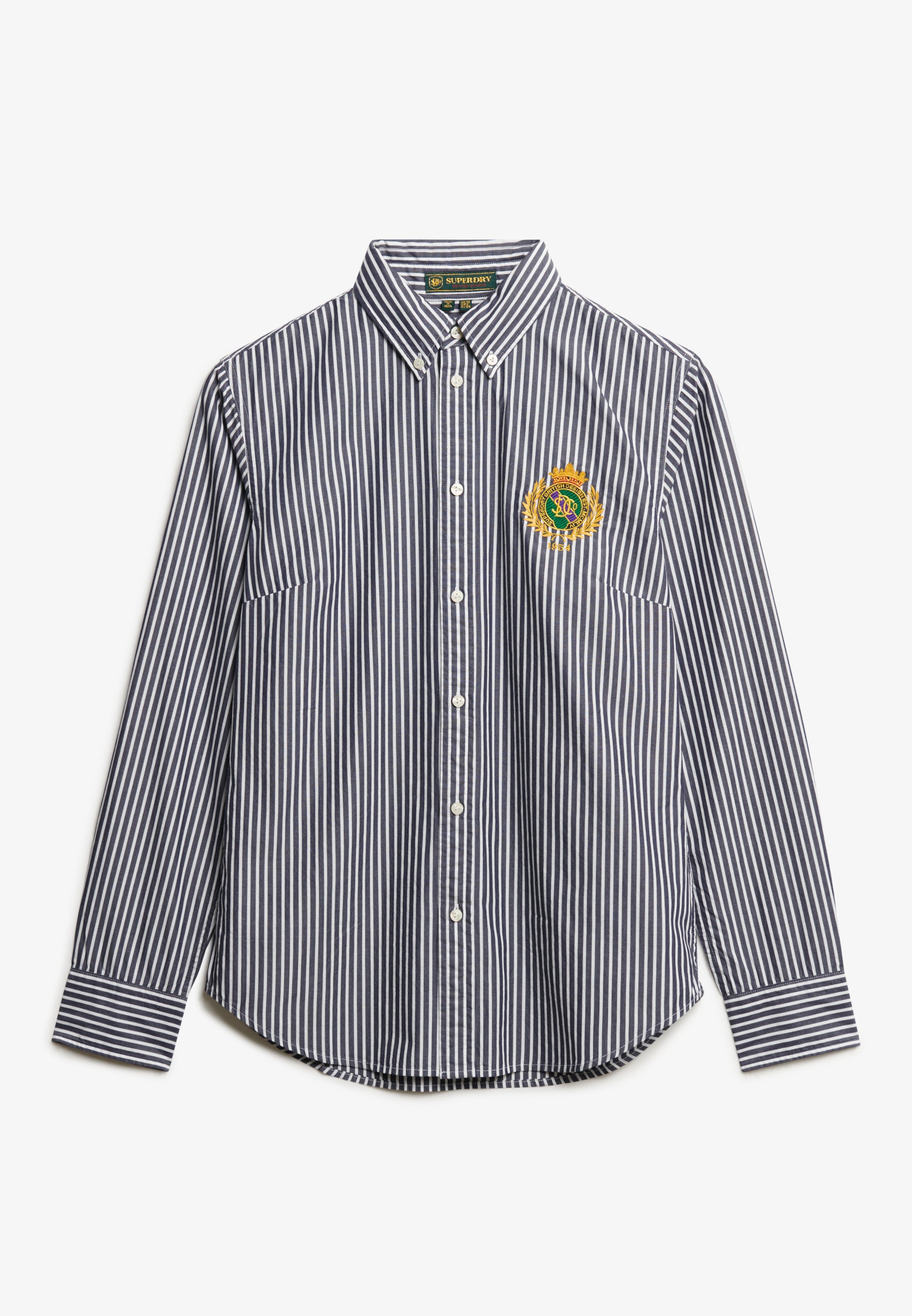 Slim Crest Poplin Long Sleeve Shirt (1)