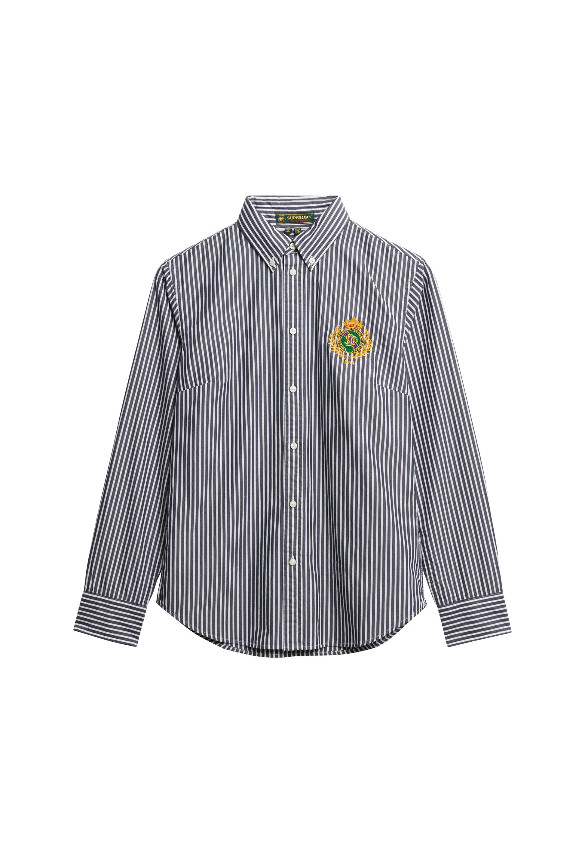 Slim Crest Poplin Long Sleeve Shirt (2)