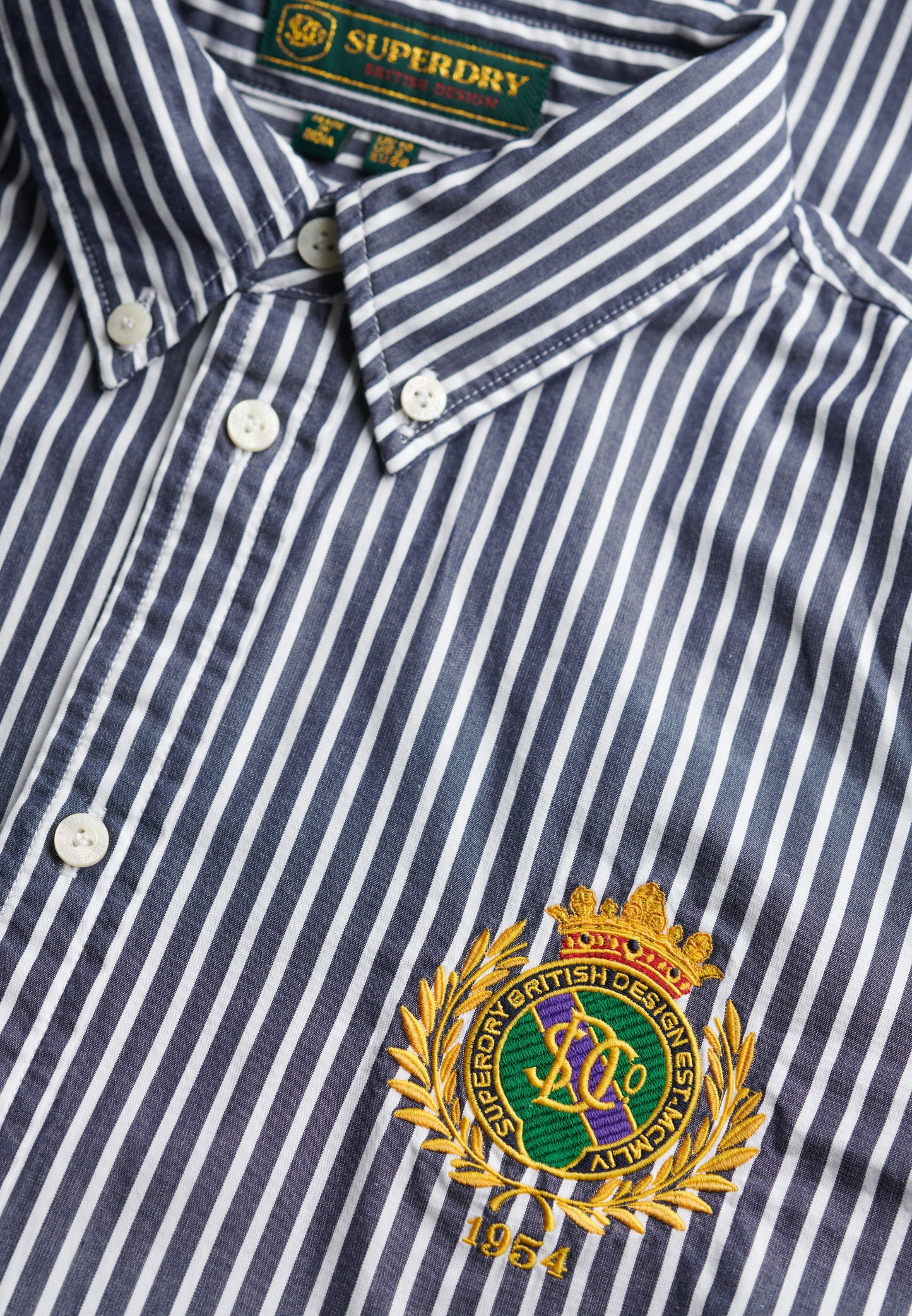 Slim Crest Poplin Long Sleeve Shirt (3)