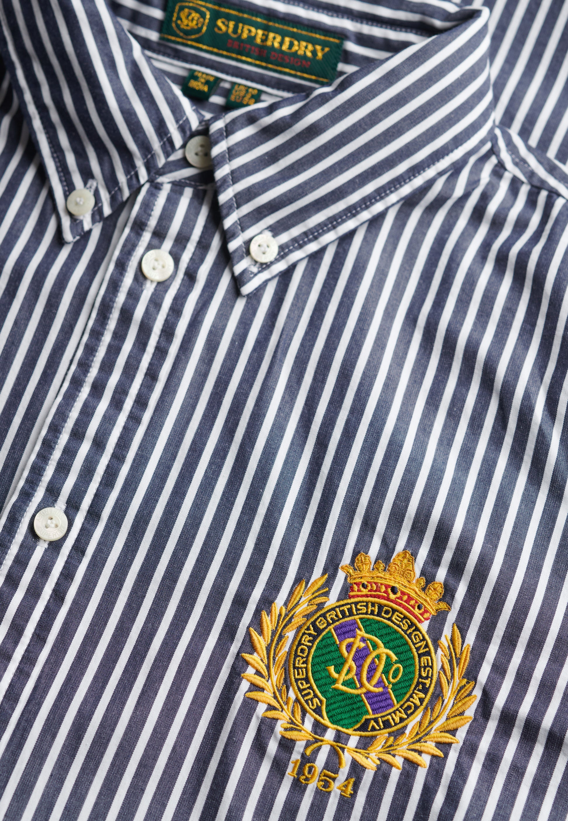 Slim Crest Poplin Long Sleeve Shirt (3)